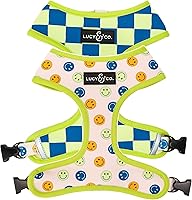Vista 1 de Lucy & Co. - Arnés reversible para perros, bonito, arnés de diseño, talla XS a XL, chaleco acolchado ajustable para pasear con facilidad