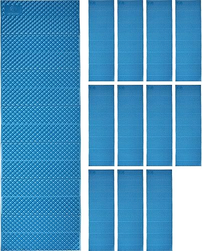 Vista 10 de REDCAMP Almohadillas de espuma plegable para acampar para dormir, almohadilla impermeable de espuma de celda cerrada para dormir mientras acampas