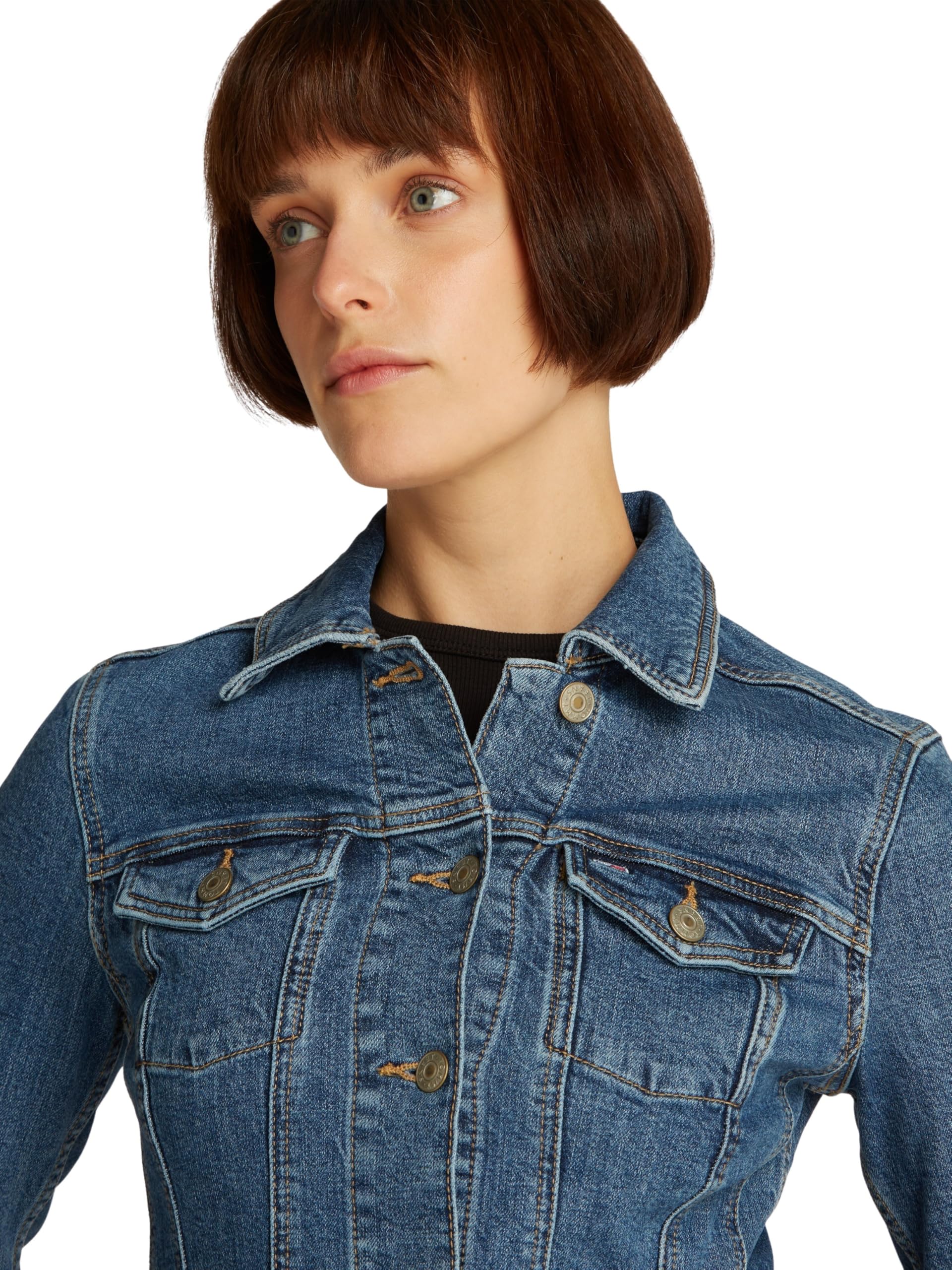 Tommy Jeans Veste en Denim Femme Vivianne Skinny Fit