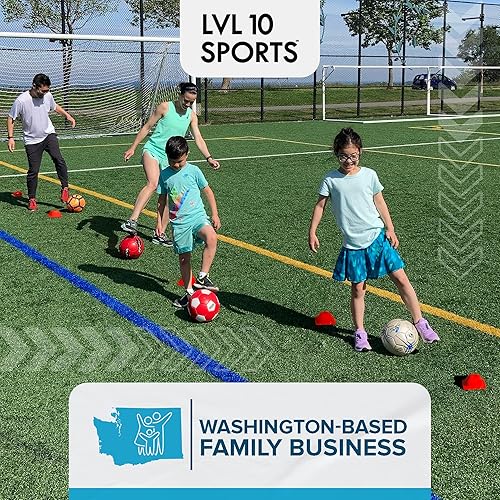 Miniatura 9 de LVL10 Pro - Conos de entrenamiento  Mini conos de fútbol de 2 pulgadas para entrenamiento deportivo  para ejercicios de baloncesto, fútbol,