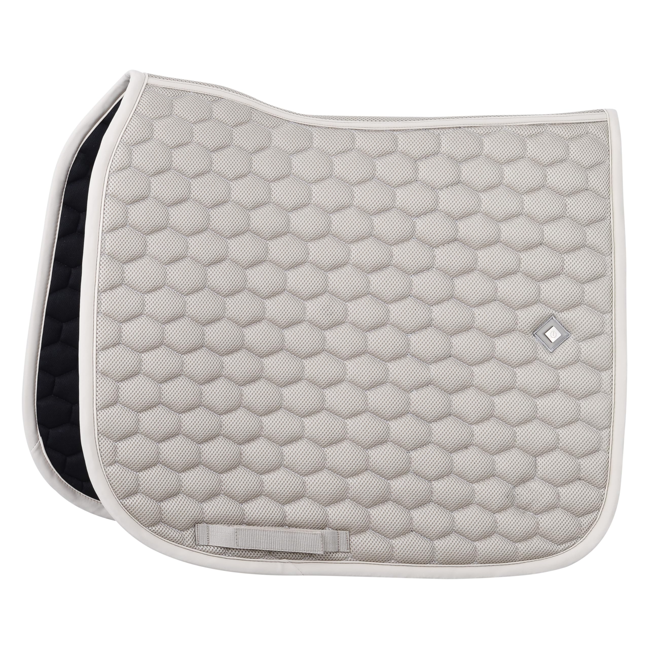 Imperial Riding IRH Basic Mesh DR Saddle Cloth Breathable Dressage Saddle Cloth with Mesh Upper Grey Sand Pony