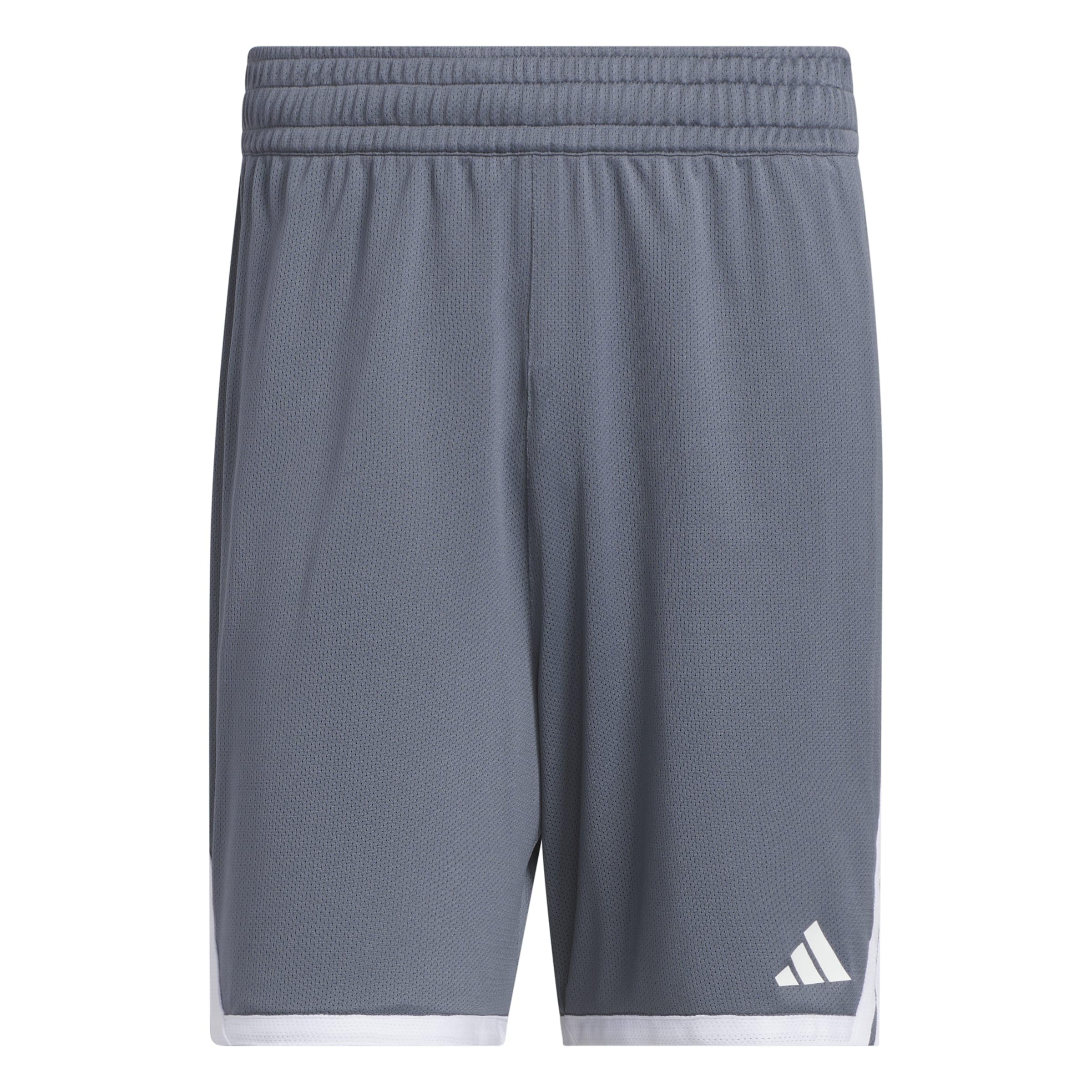 adidas Men's M Everyday Pro Bball Short Shorts, Team Onix/White, 4XL