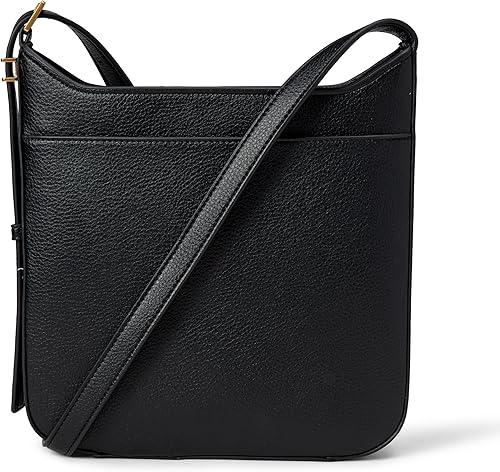 Tienda Essentials Bolso bandolera delgado de piel sintética para mujer