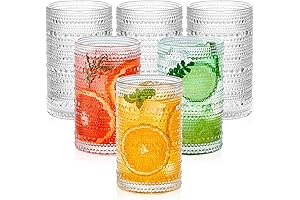 Mfacoy: Timeless Hobnail Drinking Glasses - The Epitome of Elegance for Every Occasion