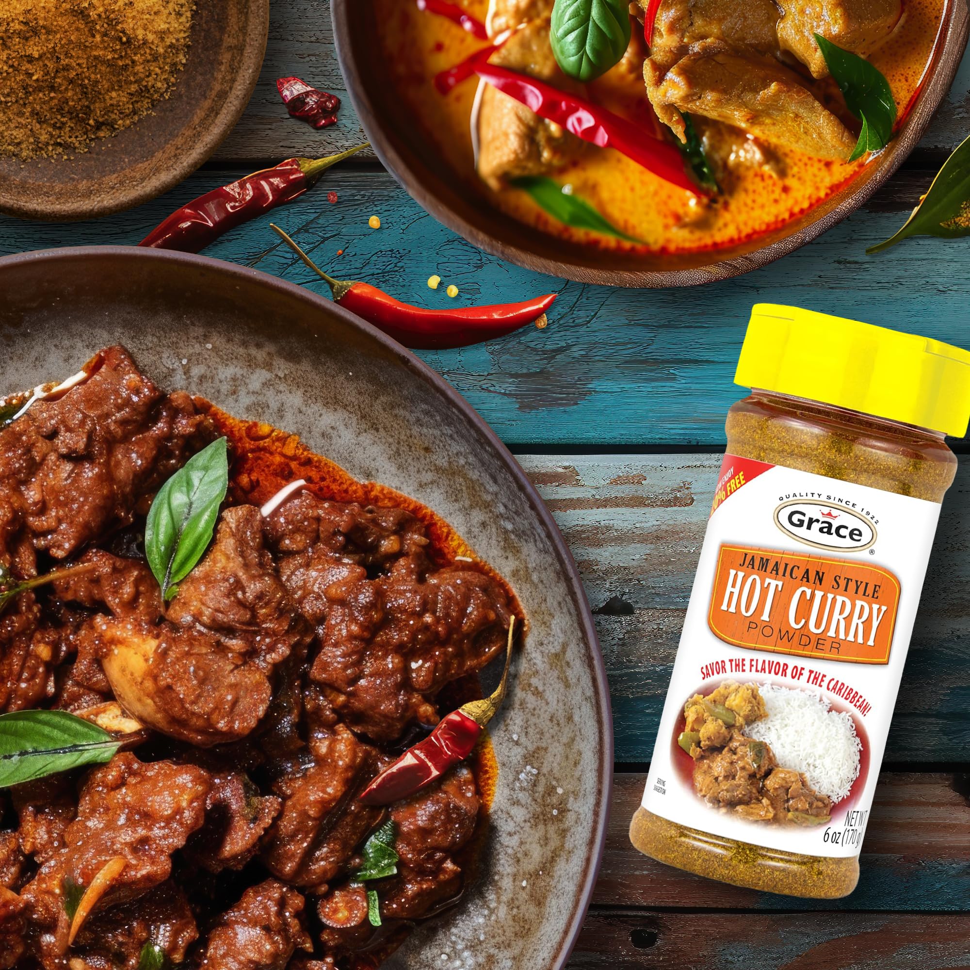 Curry Powder Grace Grace Mild Curry Mix Grace Curry Powder – The