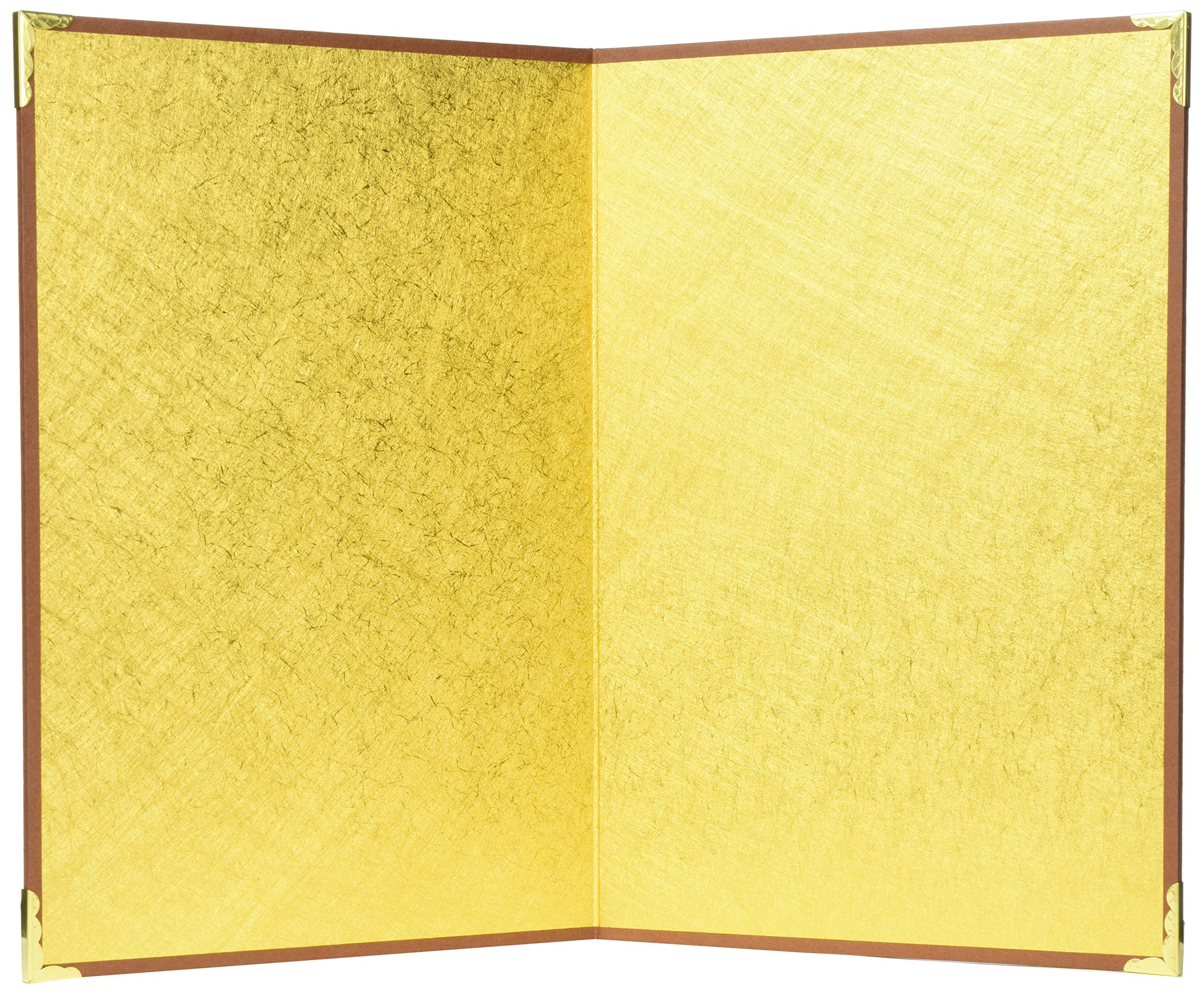Amazon | 書画用 金屏風 二曲 26×18 特大 1131 | 書道半紙 | 文房具 