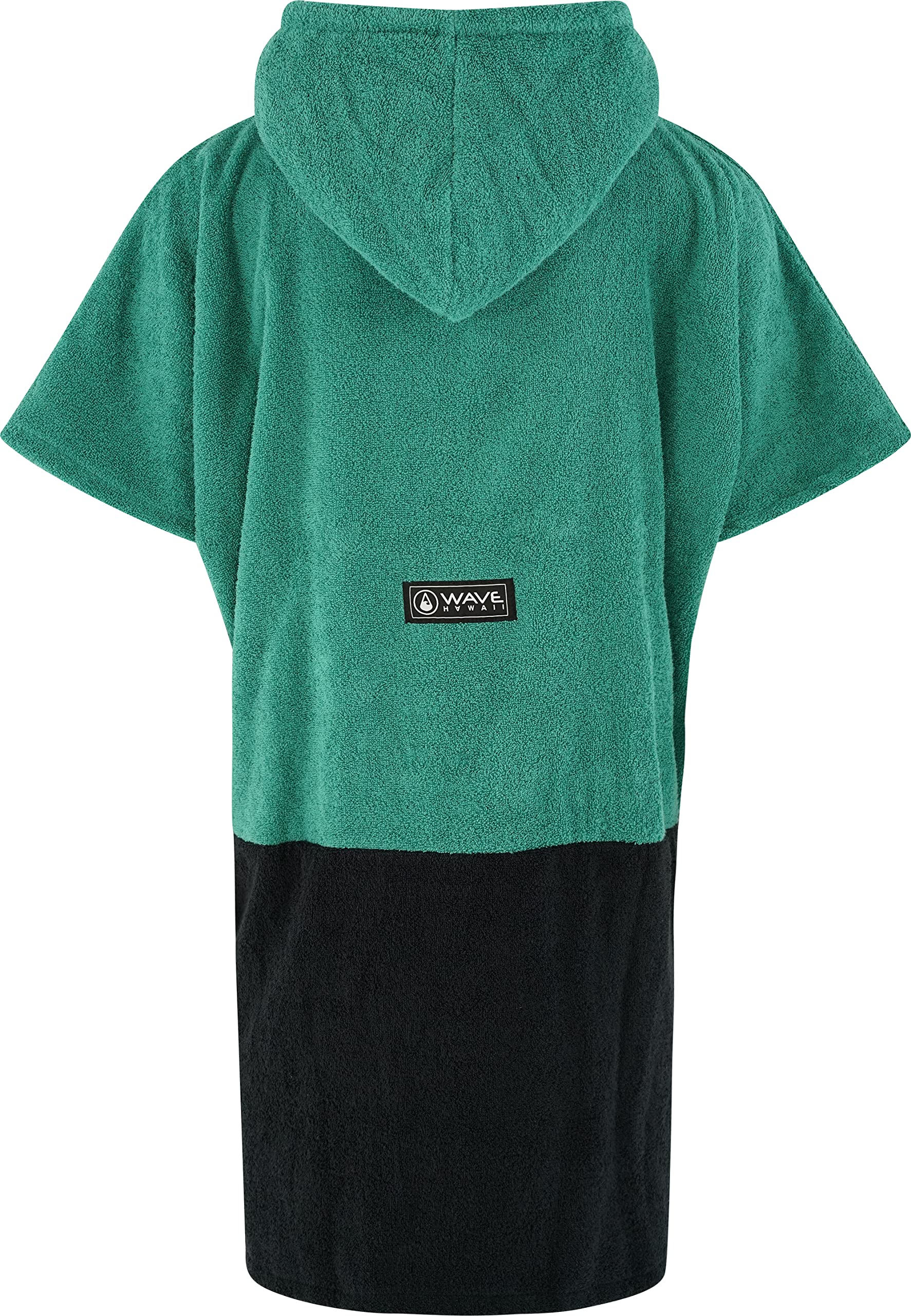 WAVE HAWAII Poncho Faro - Poncho de surf, 100% algodón, para tallas de cuerpo de 160 – 190 cm, para natación, playa, surf, toalla de baño con poncho de ducha para mujer, hombre y adulto, M/L