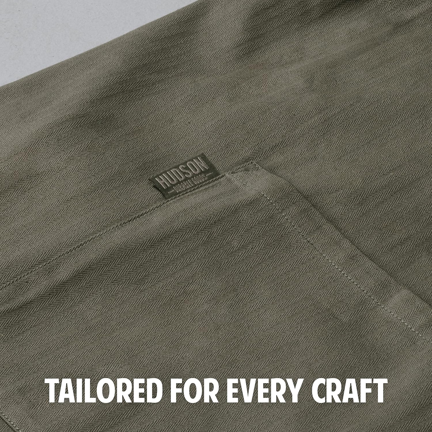 Hudson Durable Goods Cotton Cross Back Apron for Women - Seamless Crossover Style Smock Apron