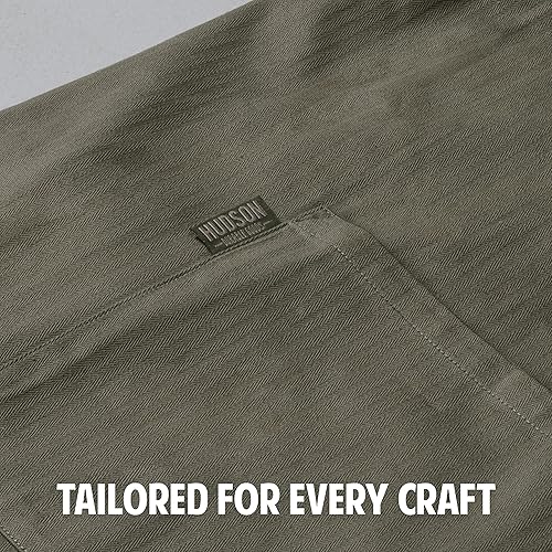 Miniatura 10 de Hudson Durable Goods Delantal de algodón con espalda cruzada para mujer, delantal cruzado sin costuras