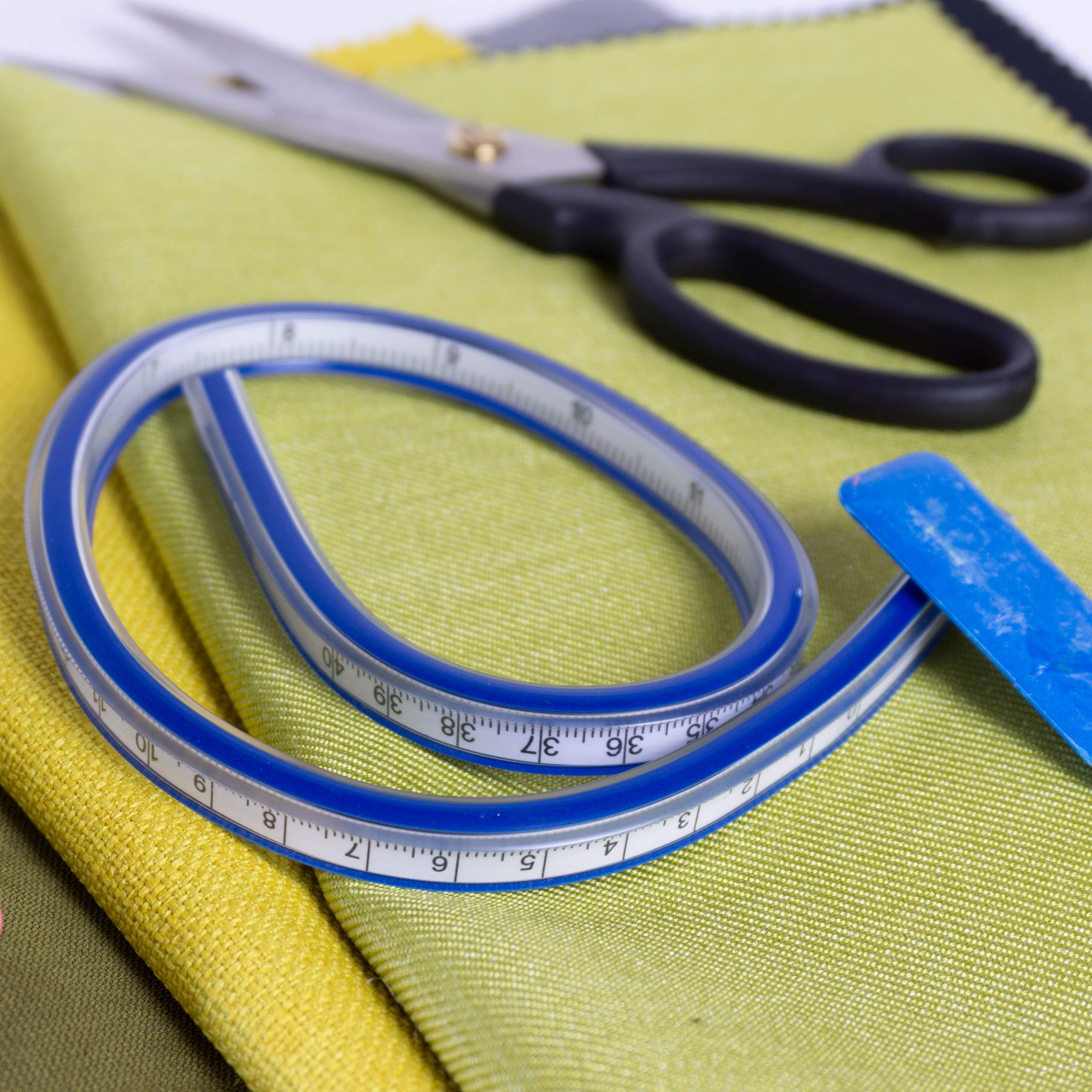 OfficeTree Flexible Ruler 40cm Flexible Curve Ruler 16 Inch