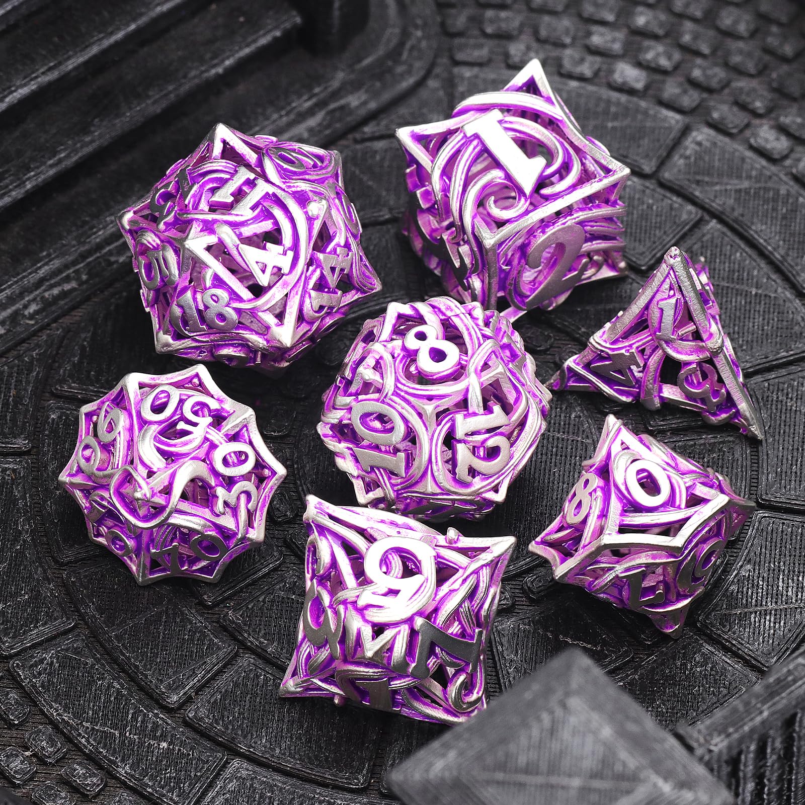 FONVGOGO Dados de rol para Dragones y Mazmorras Dados