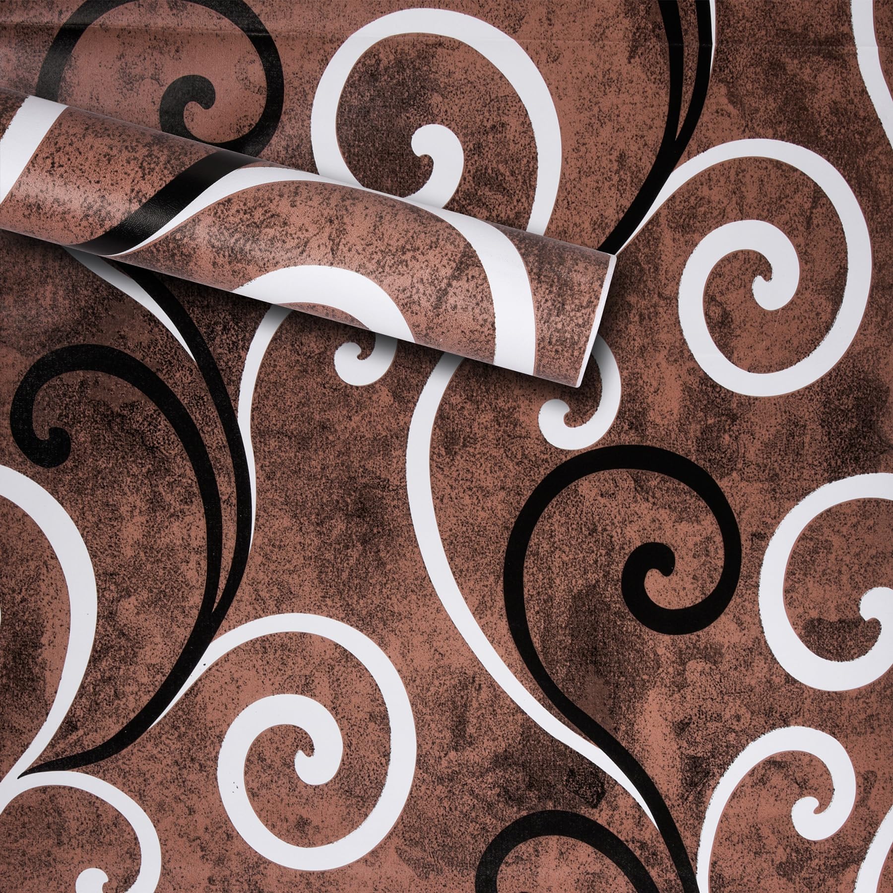 Kuber Industries Wallpaper | Self Adhesive Wallpaper Sheet | PVC Wallpaper Sheet for Home Décor | Kitchen Cabinets Wallpaper Roll | 5 Meter | WP-16 | Brown (B0CGVCQVPZ) Amazon Price History, Amazon Price Tracker