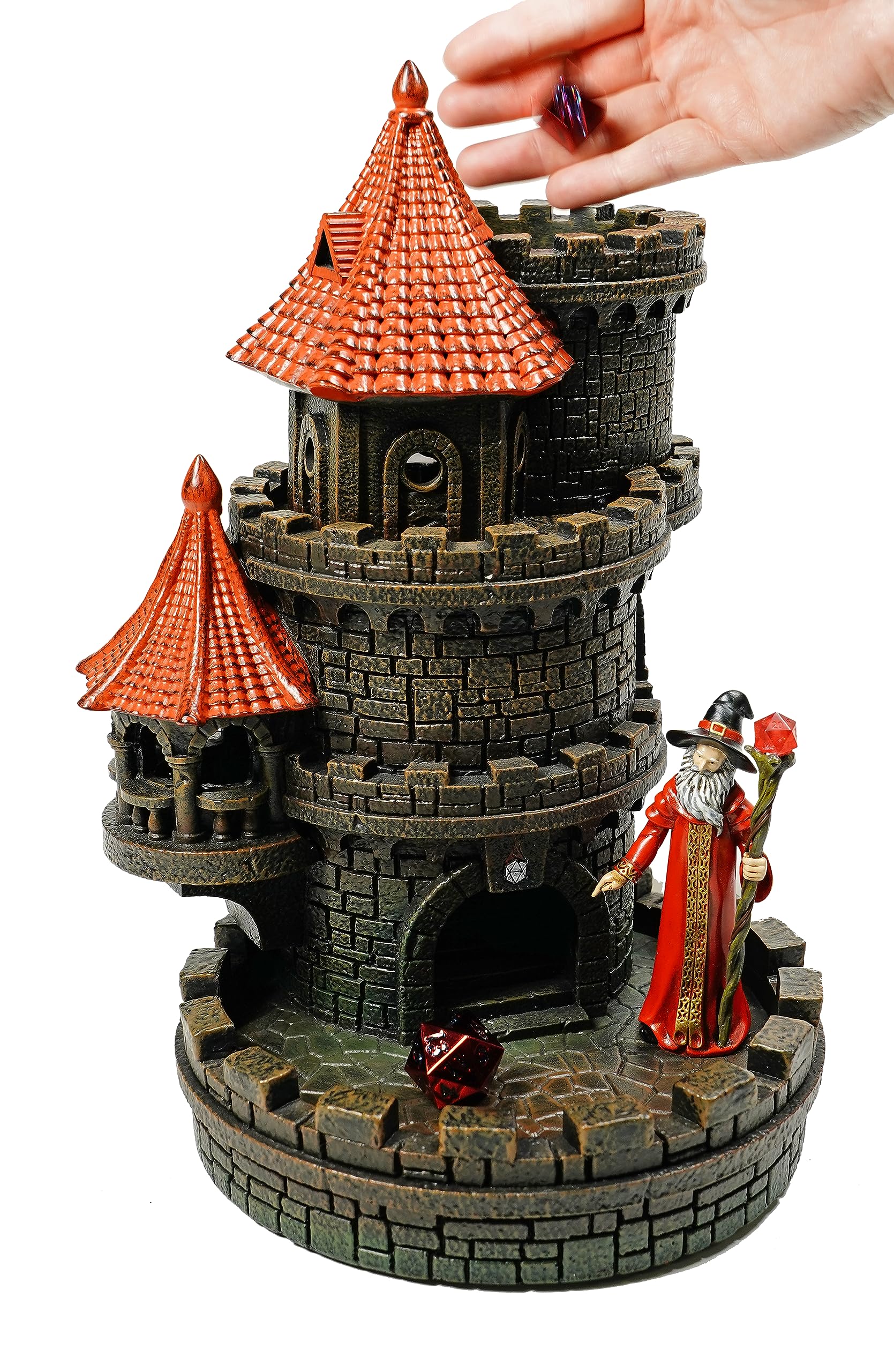 Amazon | Forged Dice Co. ウィザードの城ダイスタワー - 手描き