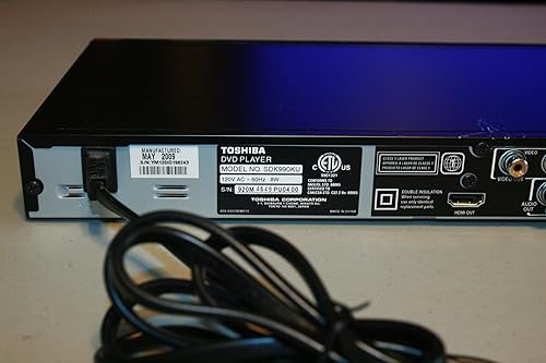 Miniatura 8 de Toshiba SDK990 1080p Upconversion Reproductor de DVD wHDMI (negro)