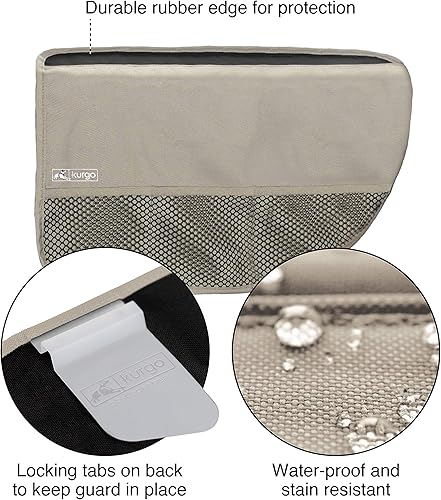 Miniatura 3 de Kurgo Protector de puerta de automóvil para perros, protector de mascotas para puertas de automóvil, impermeable, ajustable, instalación rápida,
