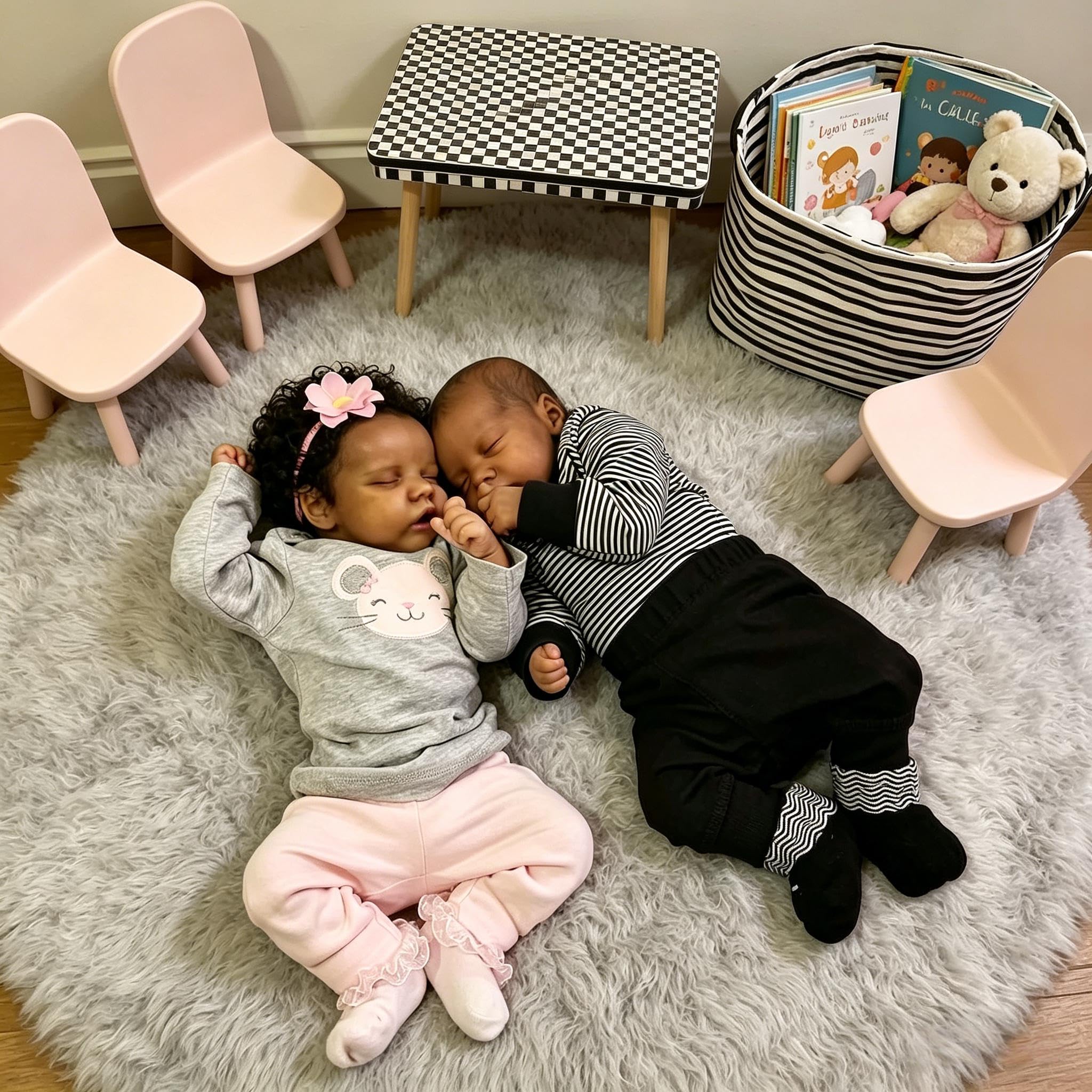 Black Reborn Baby Dolls silikonowe bliźniaki na całe ciało dziewczynka i chłopiec 45 cm realistyczna lalka bobas miękki winyl afroamerykańska realistyczny noworodek silikon niemowlęta