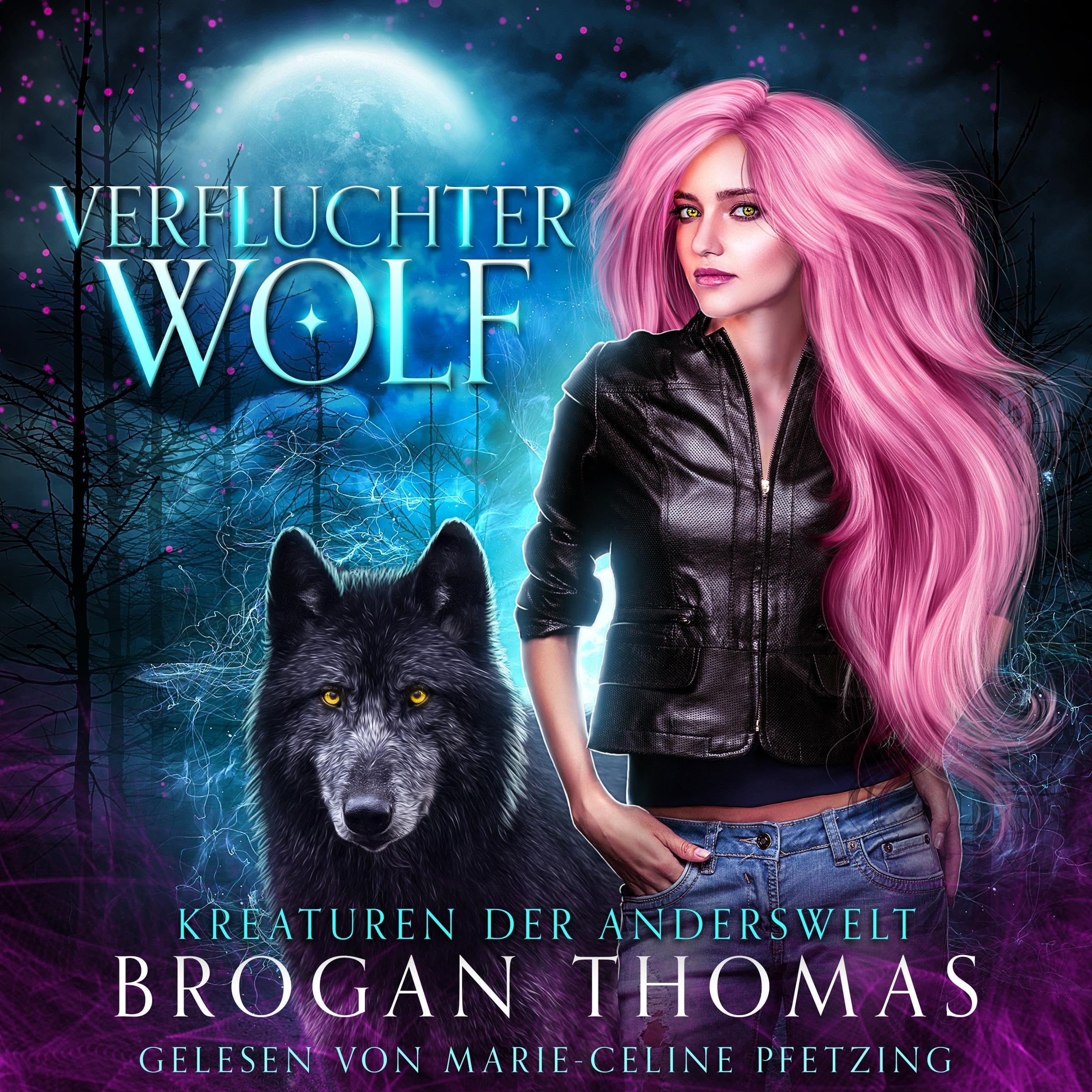 Cover art for Verfluchter Wolf: Kreaturen der Anderswelt [Cursed Wolf: Creatures of the Otherworld]