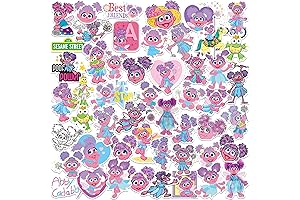 Sesame Street Abby Cadabby Vinyl Large Deluxe Stickers Variety Pack