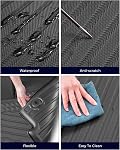 for Chrysler Pacifica Voyager Floor Mats 7/8 Passenger 2017-2026, No Hybrid | All Weather Car Set,Front Rear Floor Liner Cargo, Car Interior Accessories,Heavy Duty, Waterproof, Non Slip,Easy Clean