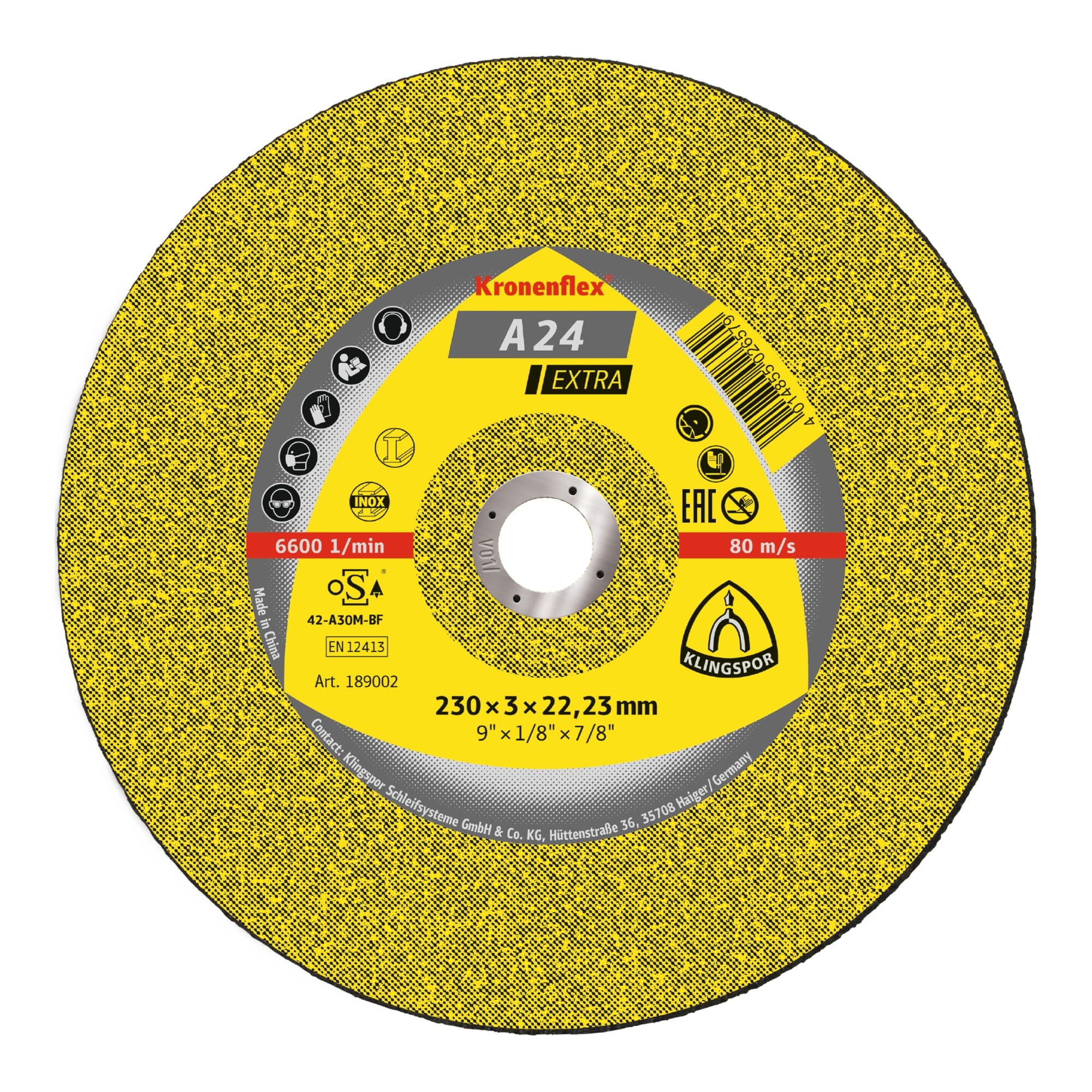 A 24 EX - Disco de tronzar metal