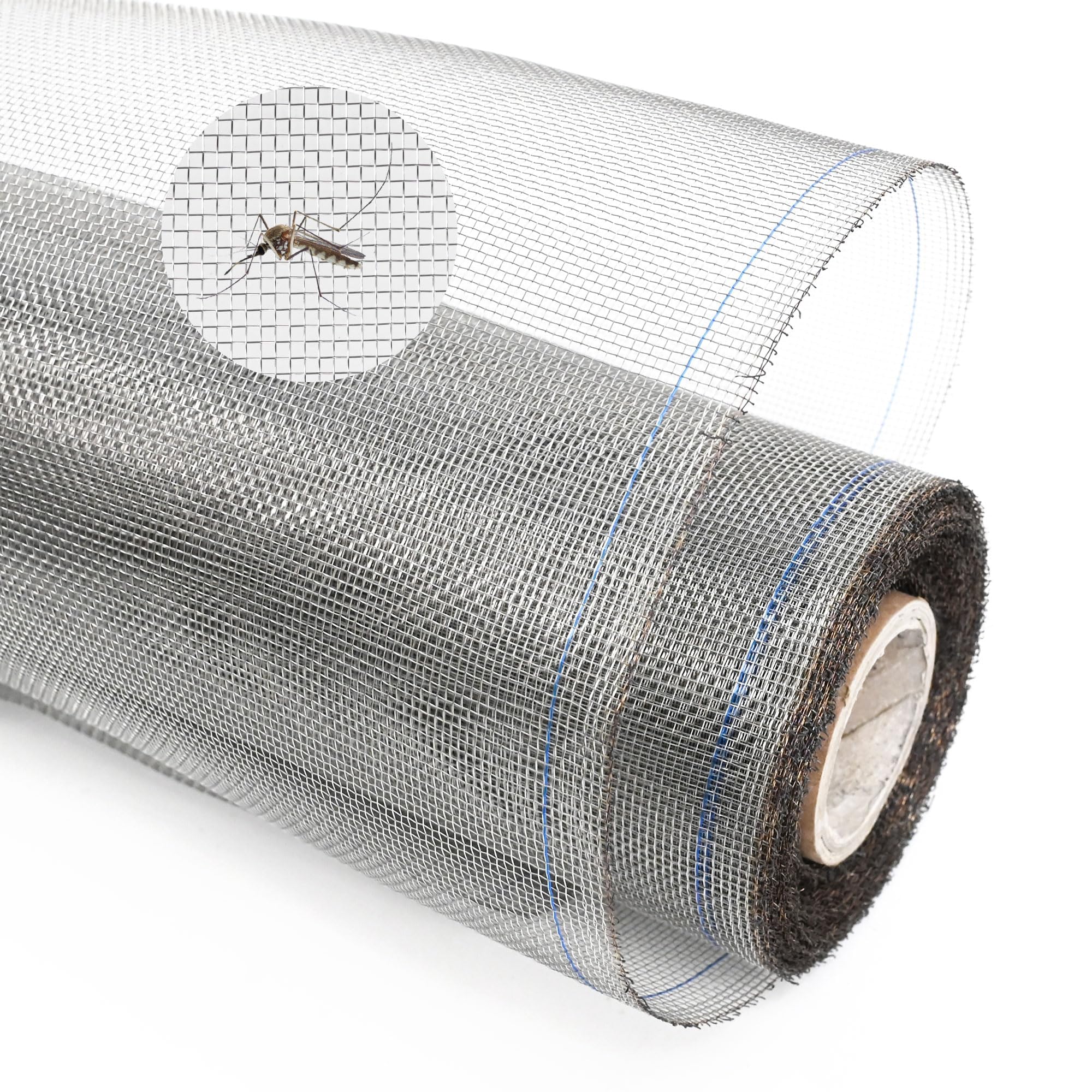 Fliegengitter Edelstahl 1x10 m langlebiger Insektenschutz für Fenster Türen | Kratzfestes Edelstahlgitter DIY-Projekte zuschneidbares Edelstahlgewebe