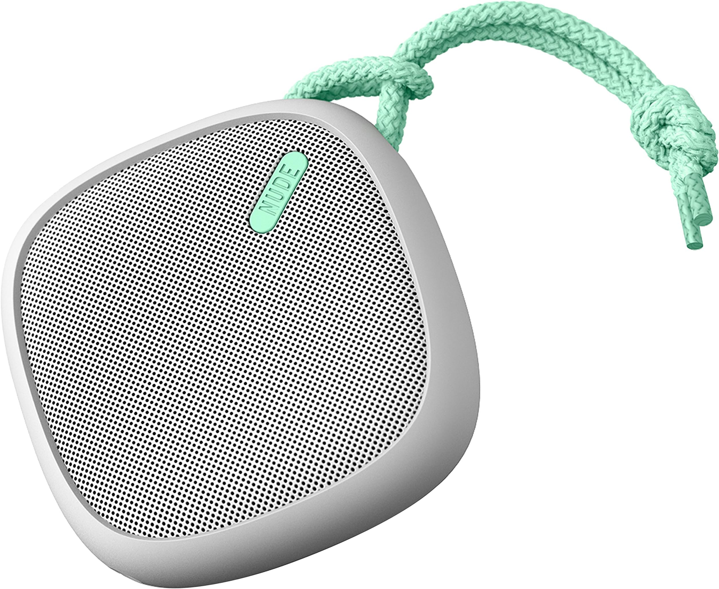 NudeAudio Move M Universal Portable Wireless Bluetooth Speaker - Grey/Mint