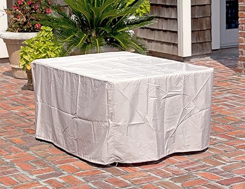 Miniatura 7 de Fire Sense Longmont 61898 - Mesa convertible de aluminio para fogatas de gas, 55,000 BTU, para exteriores, multifuncional, con tapa para cuenco de