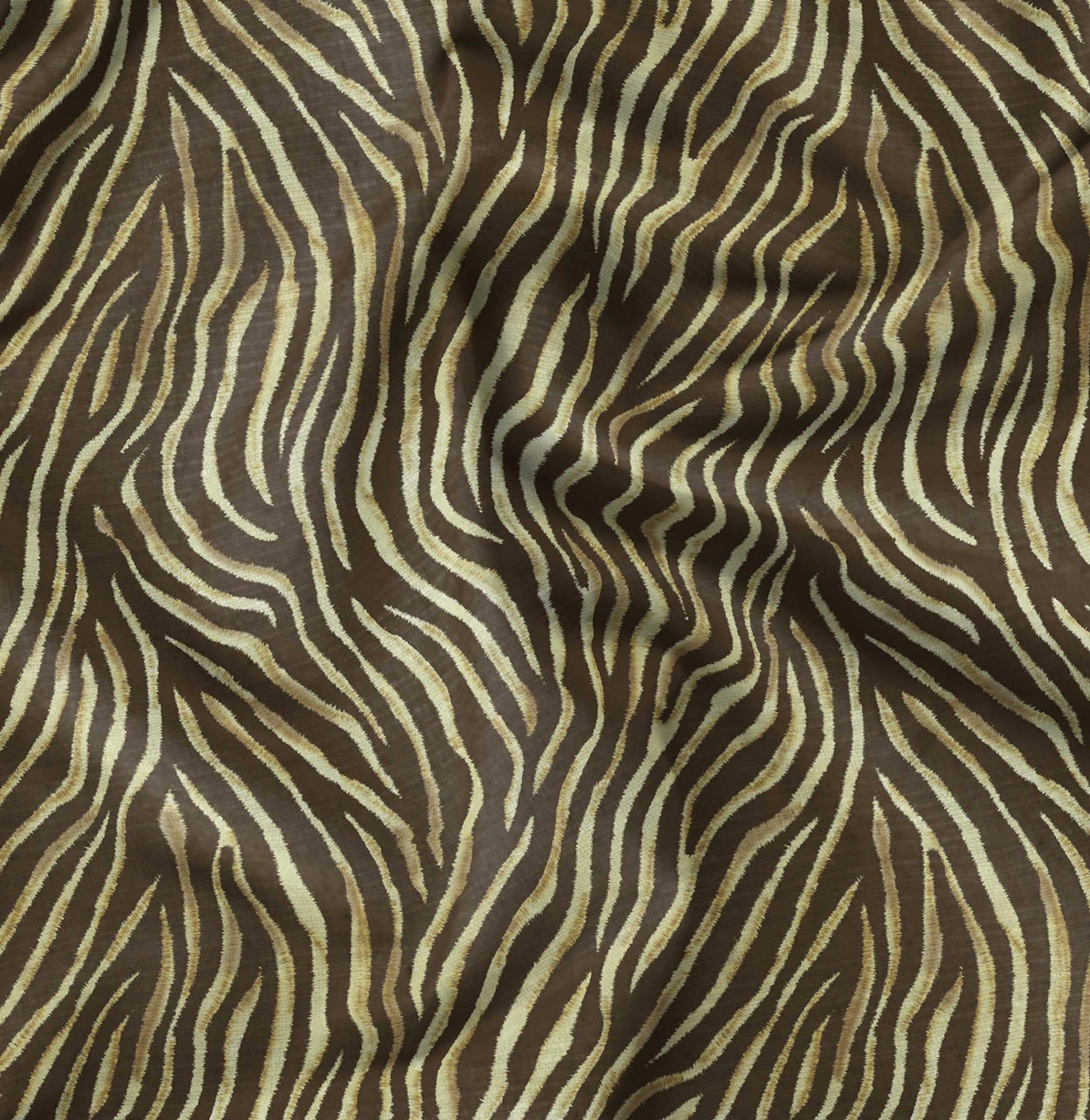 Soimoi Heavyweight Cotton Poplin Fabric Material, Green - Animal Skin Printed-42" Inch Width, Natural Cotton Material For Quilt Making, Dress, Skirt, Pajamas, Pillowcases, Tablecloths, Kurtis, 1 Metre