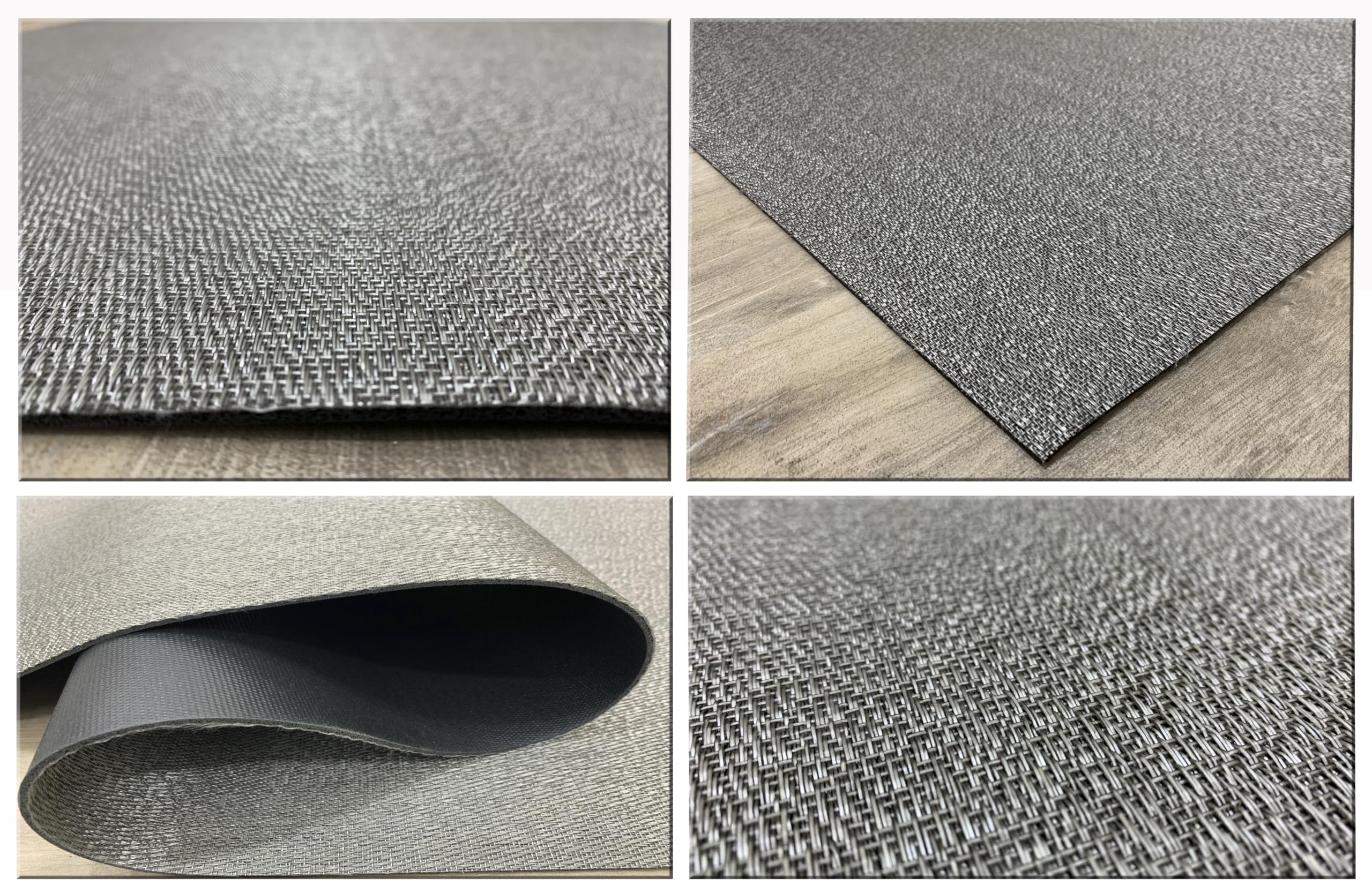 Image secondaire de Tapis en Vinyle Tressé Dutis 60 x 600 cm - Idéal pour Extérieur et Intérieur