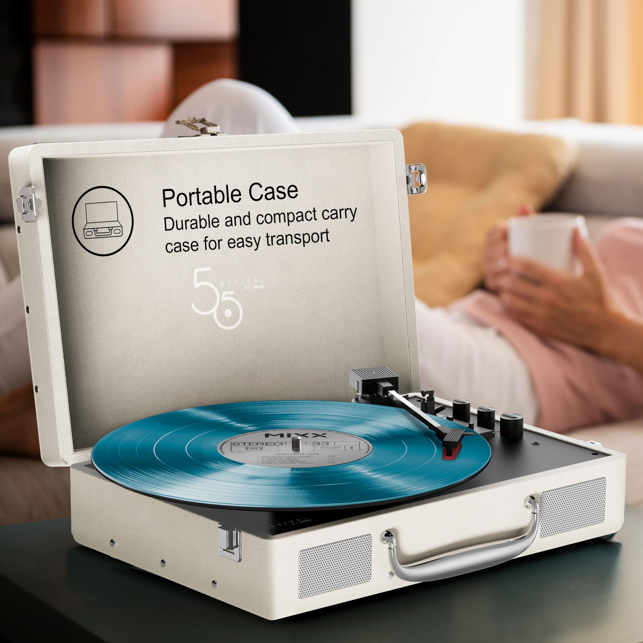 Mixx Revival 55 - Giradischi portatile in vinile