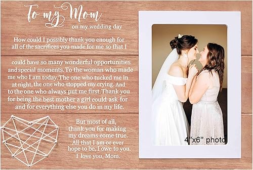 Miniatura 240 de NZY Regalos de aniversario, cumpleaños, San Valentín, Navidad, marco de regalo para novio, novia, marido, esposa, pareja, mejor amigo, único