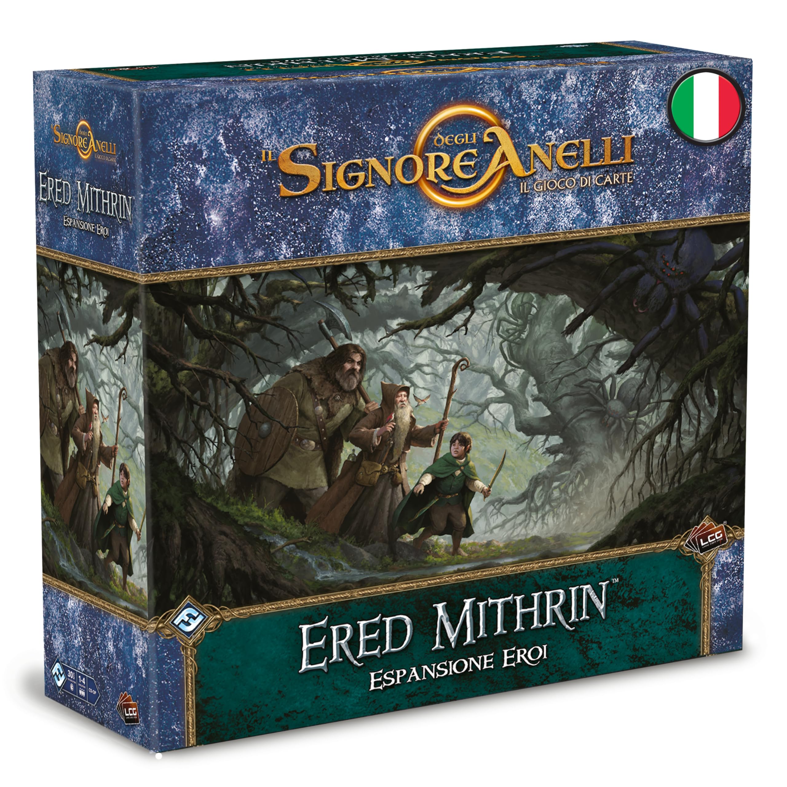 Asmodee - Il Signore degli Anelli, Il Gioco di Carte: Ered Mithrin, Espansione Eroi, Espansione per Gioco di Carte, Edizione in Italiano