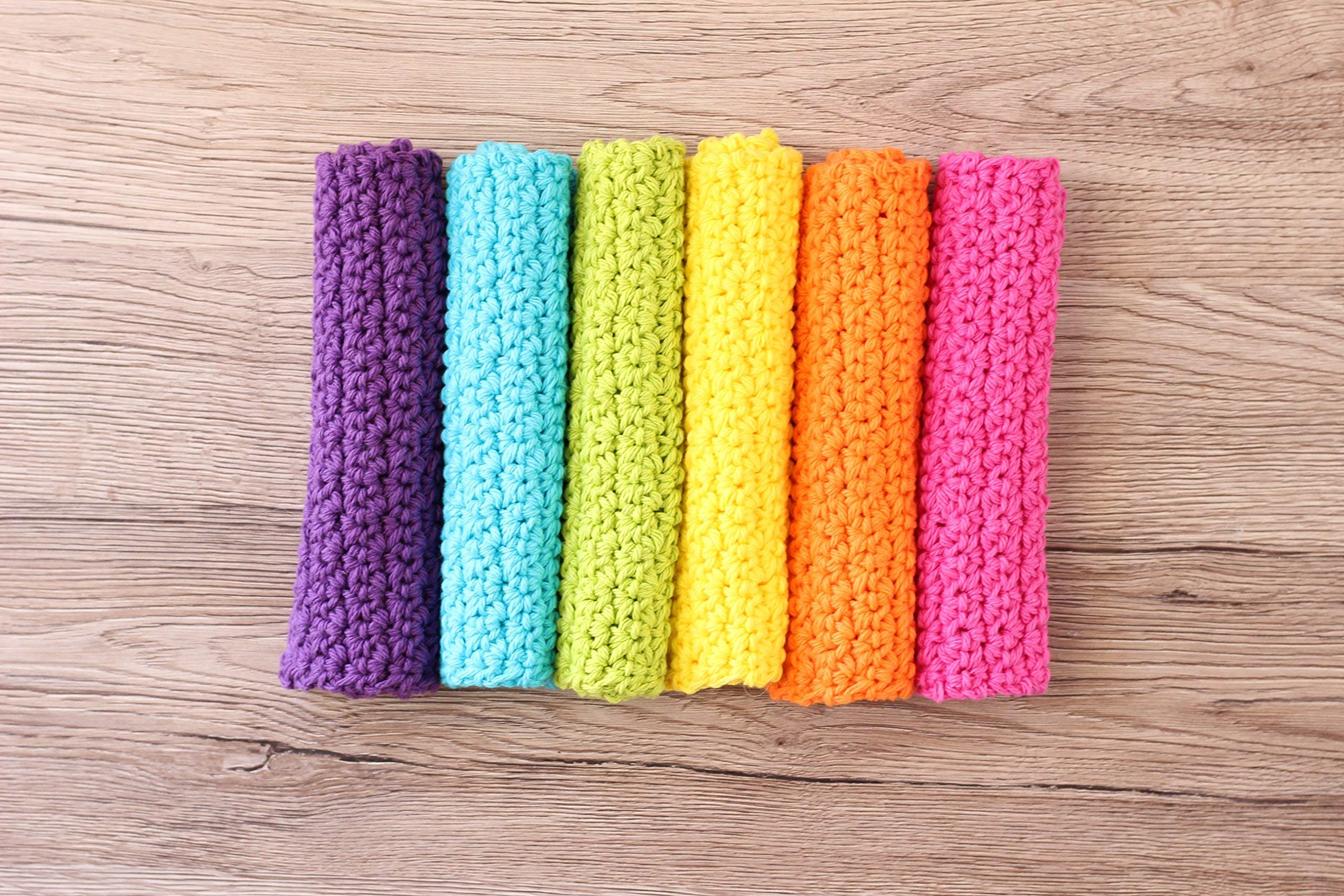 Crochet Dishcloth Set Free Embroidery Patterns