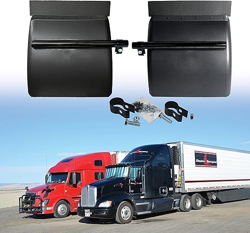 SHINJEW Pair Chrome Hood Mirrors with Driver and Passenger Sides Fit for Kenworth T680