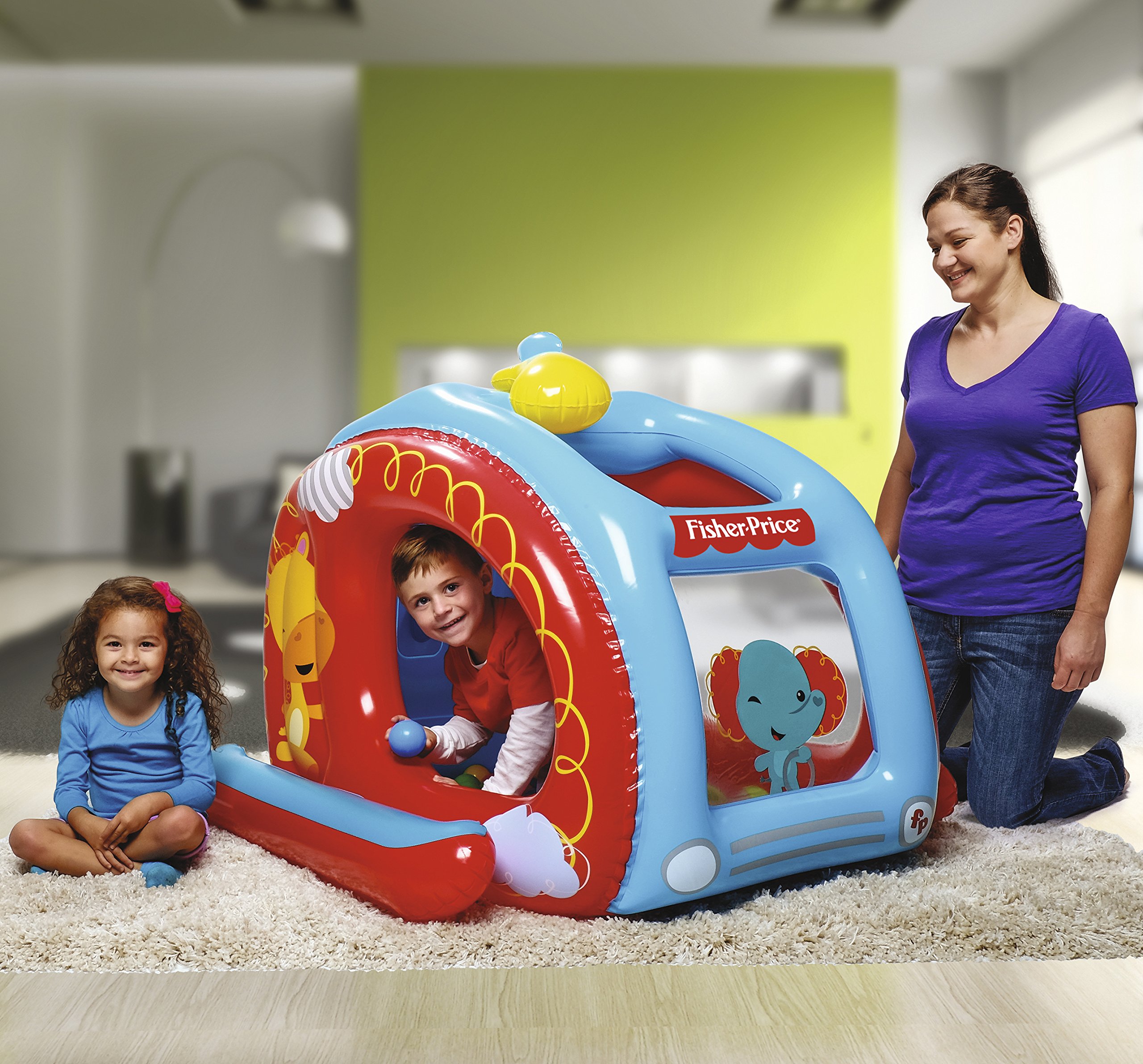 Bestway Fisher-Price Centrum zabaw/Piłka Helicopter, 137 x 12 x 97 cm