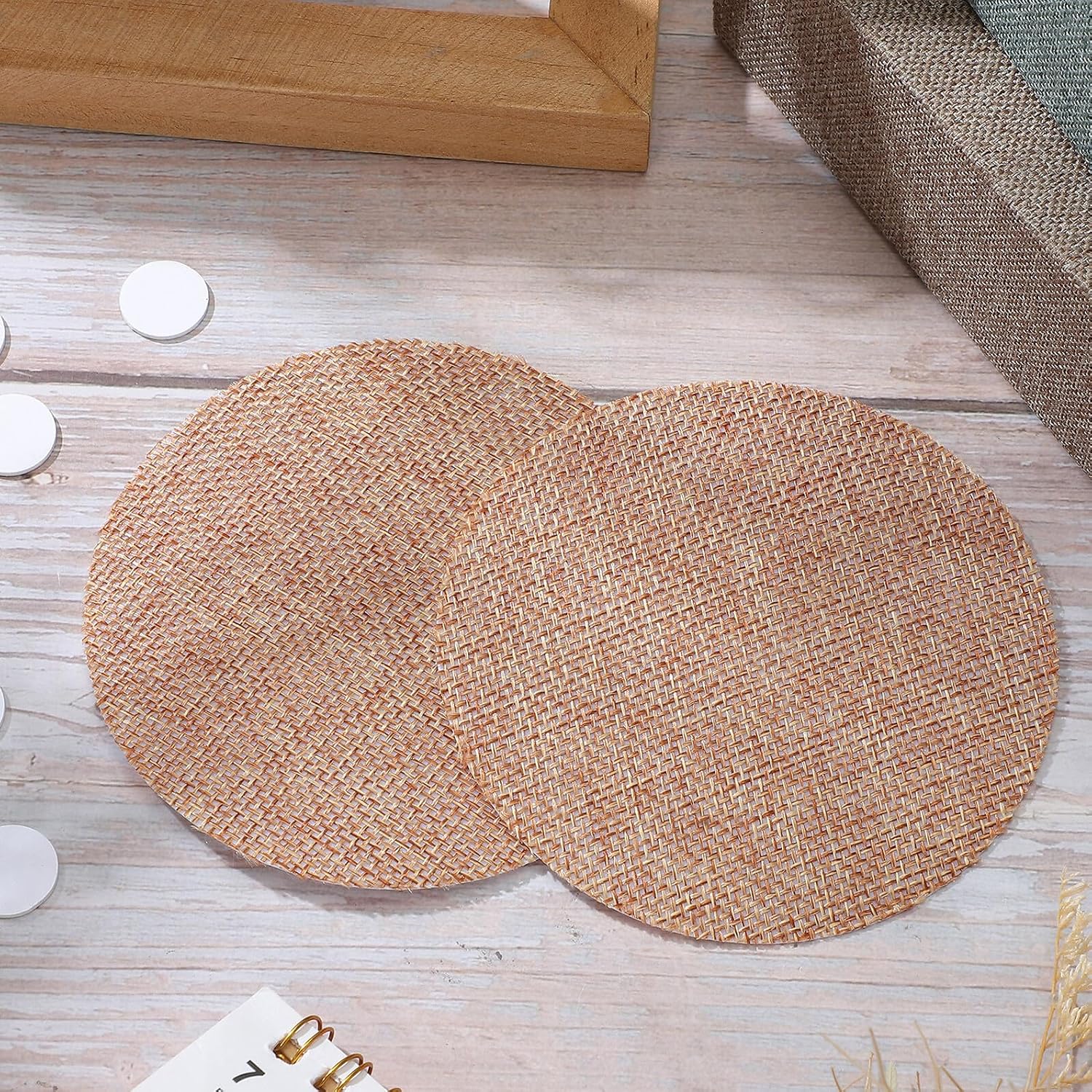 Fabric Lampshade Diffusers for Pendant Lights, 10cm Diameter round Light Diffuser with High Temperature Resistant Cover, 2pcs Set for Eye Protection and Soft Lighting in Nursery