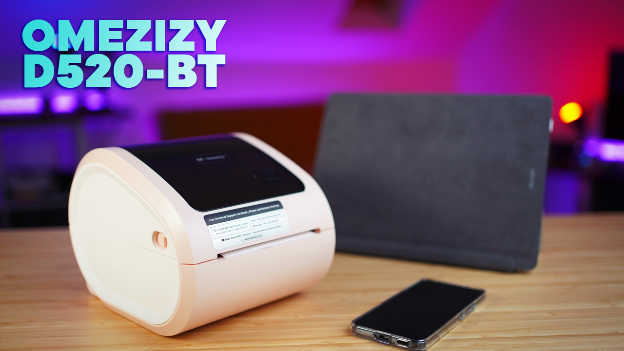 Watch Omezizy D520-BT Thermal Label Printer | Unboxing and Testing