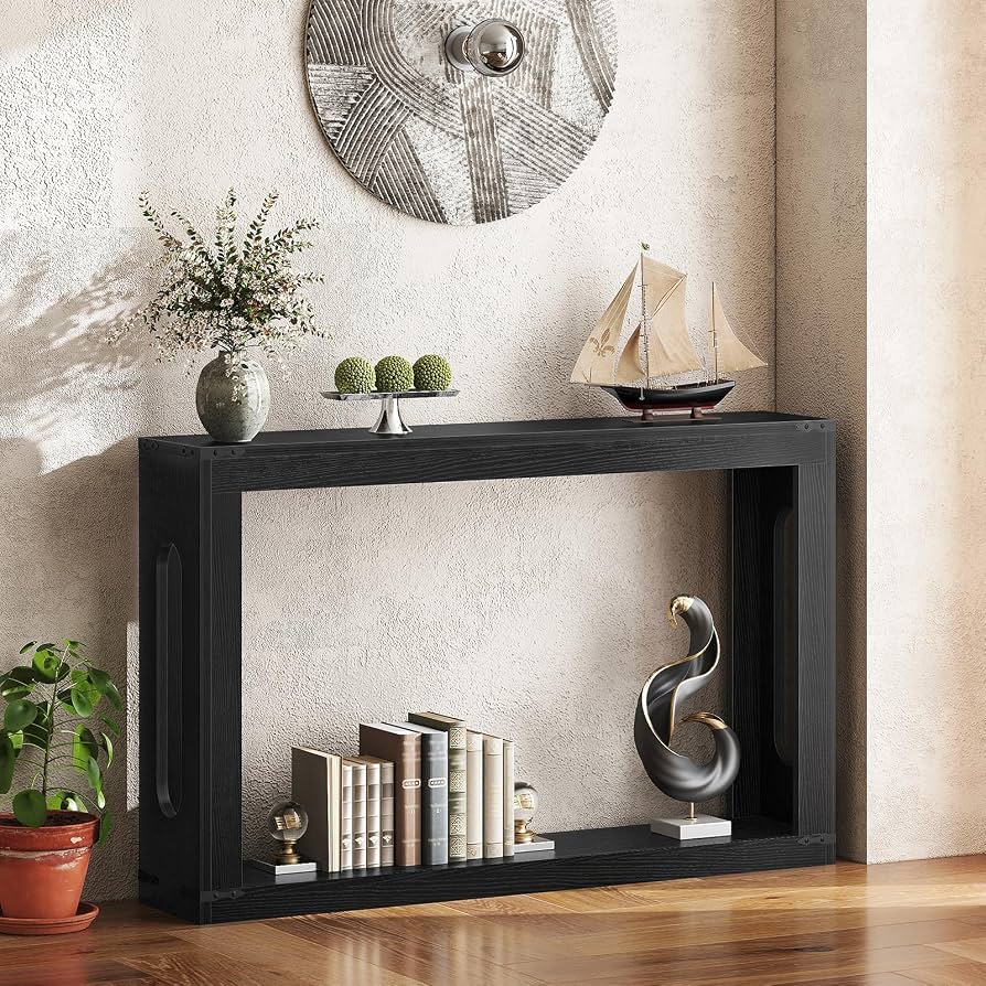 ク*ア様 Console Table コンソールテーブル Amazon.com: YATINEY Farmhouse Console Table, 47.2 Inches Wooden