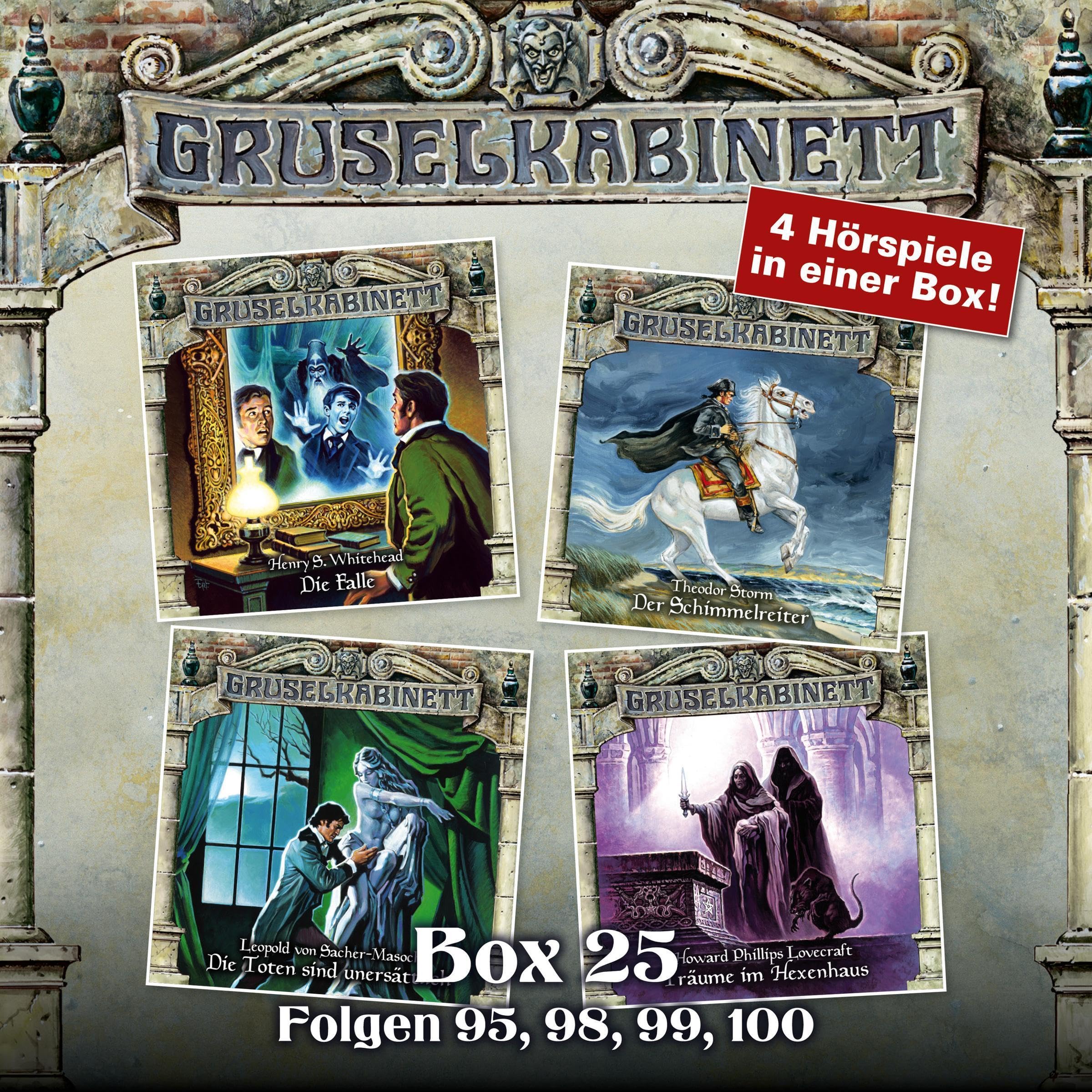 Gruselkabinett Box 25 - Folgen 95, 98, 99, 100