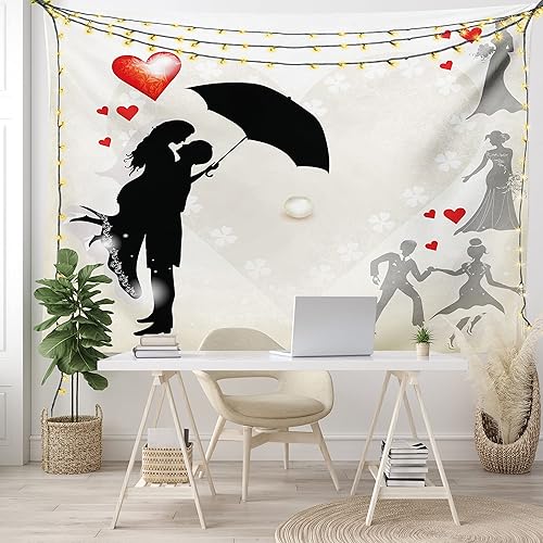 Miniatura 485 de Ambesonne Tapiz gótico, patio con hiedra encantada en la puerta antigua al bosque, colgante de pared ancho para dormitorio, sala de estar, 2-Verde