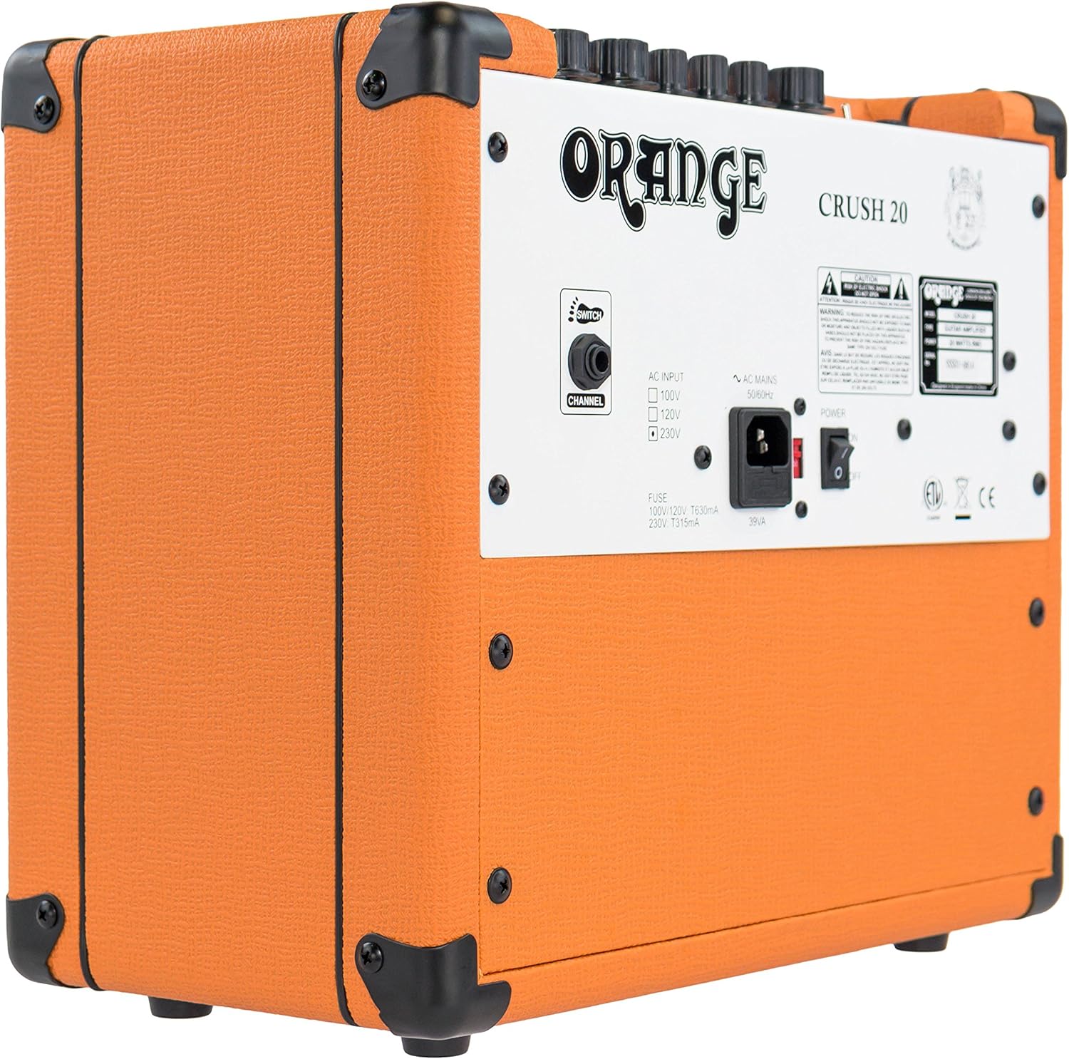 Orange Crush 20-Watt Guitar Combo Amplifier Bundle with Instrument Cable and Austin Bazaar Polishing Cloth