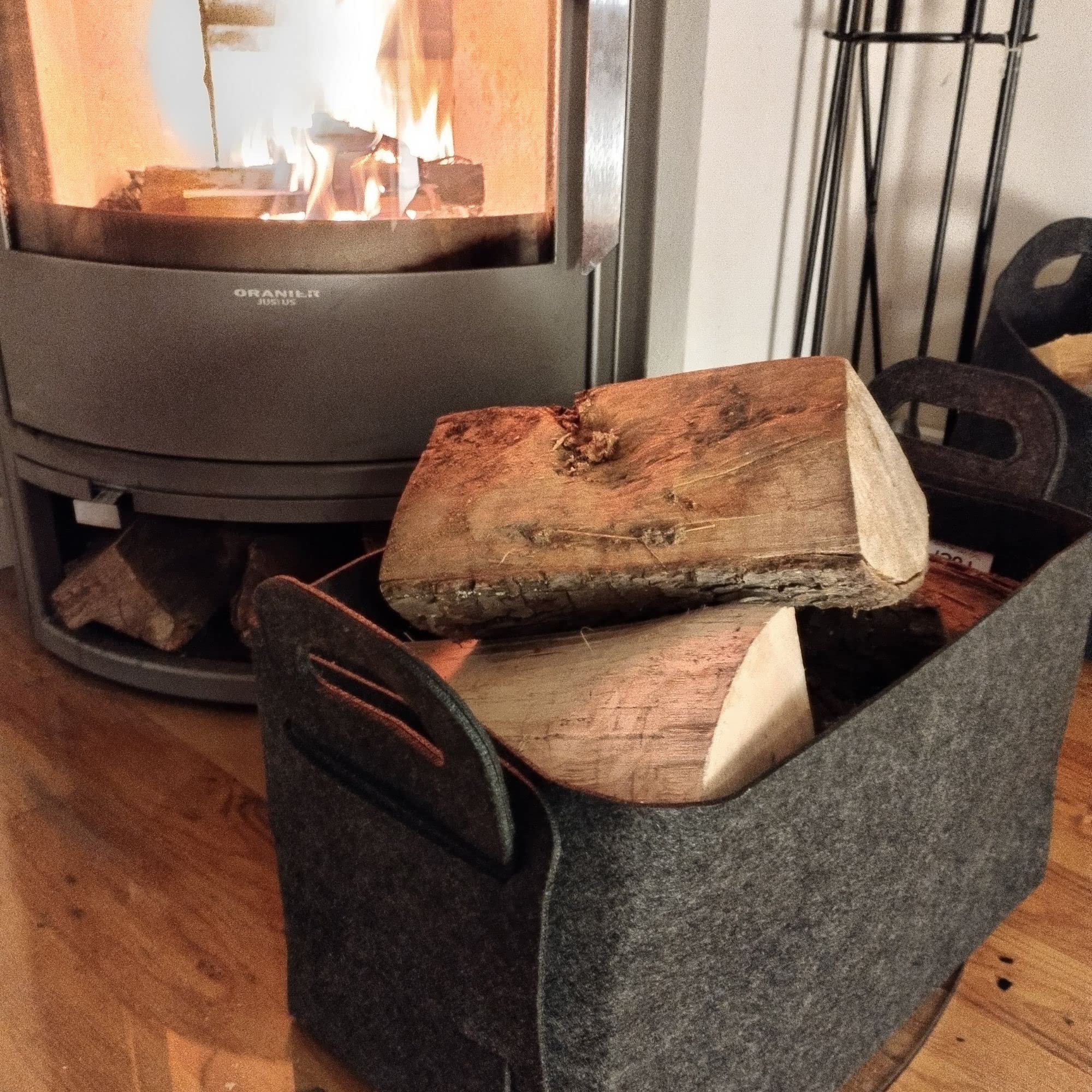 ToCi Cesta De Fieltro, Cesta Multiusos Flexible De Tela De Fieltro