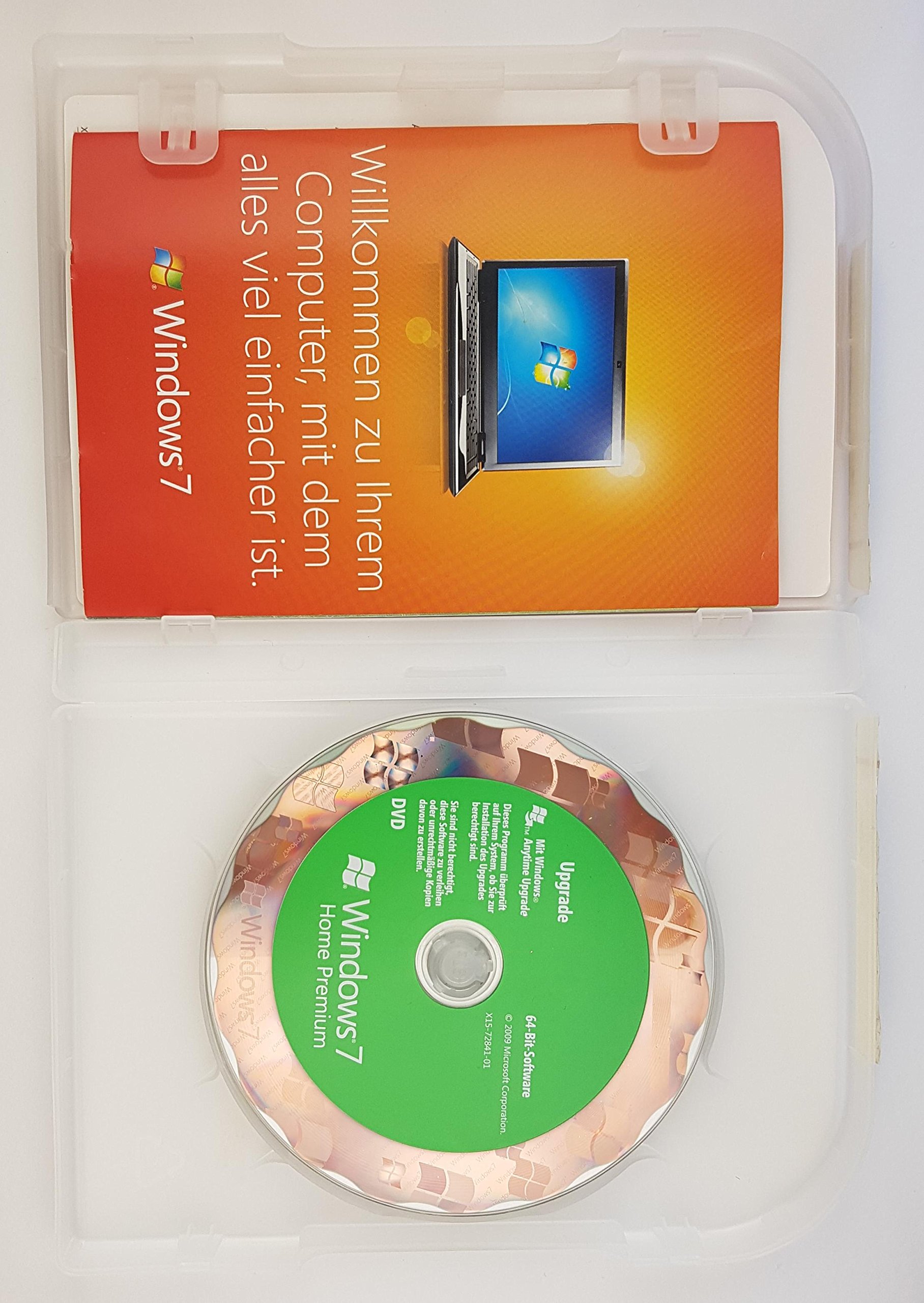 Windows 7 Home Premium 32/64 Bit Upgrade deutsch