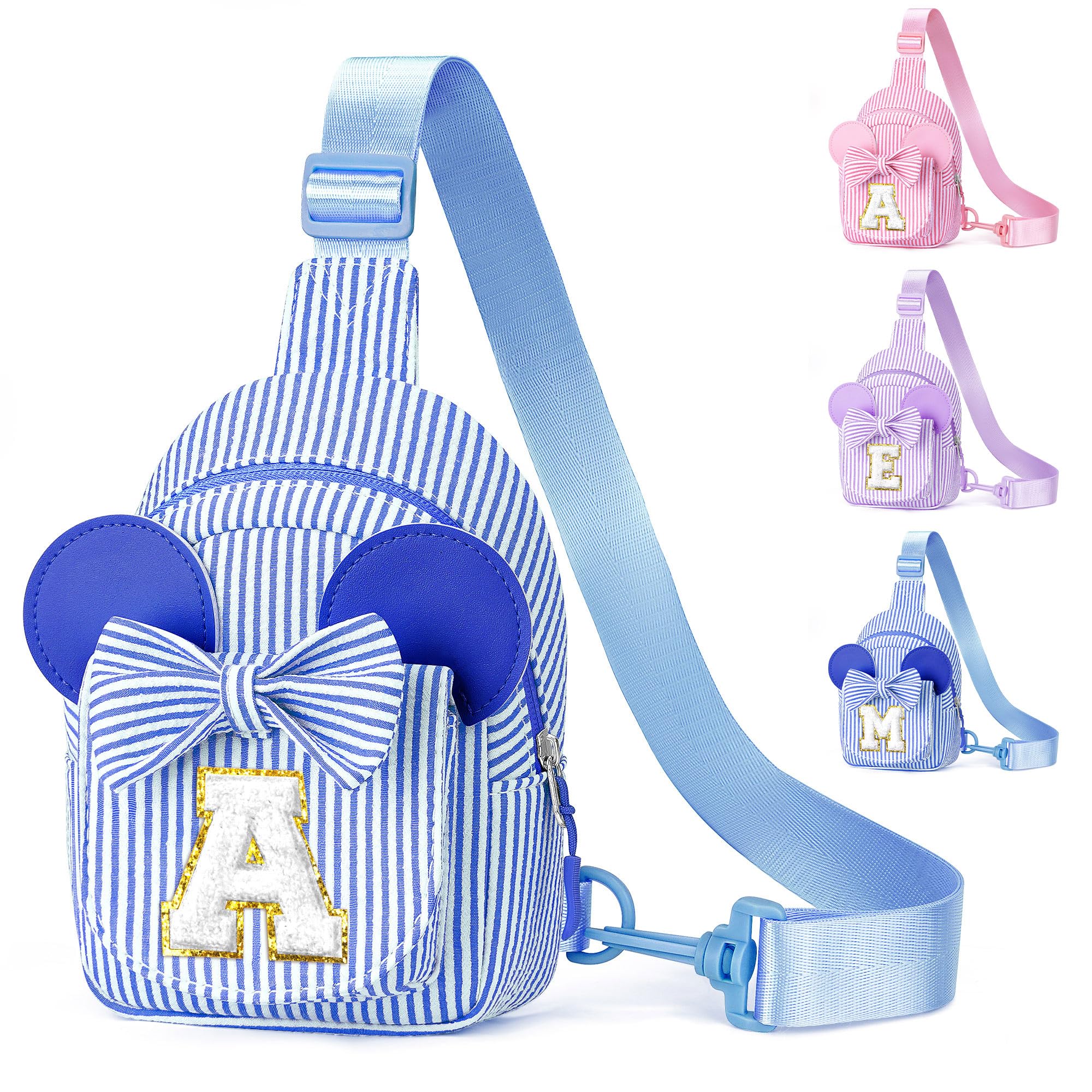 YOOLIFE Birthday Gifts for Kids Girls, Initial Sling Bag Purse for Girl Kid