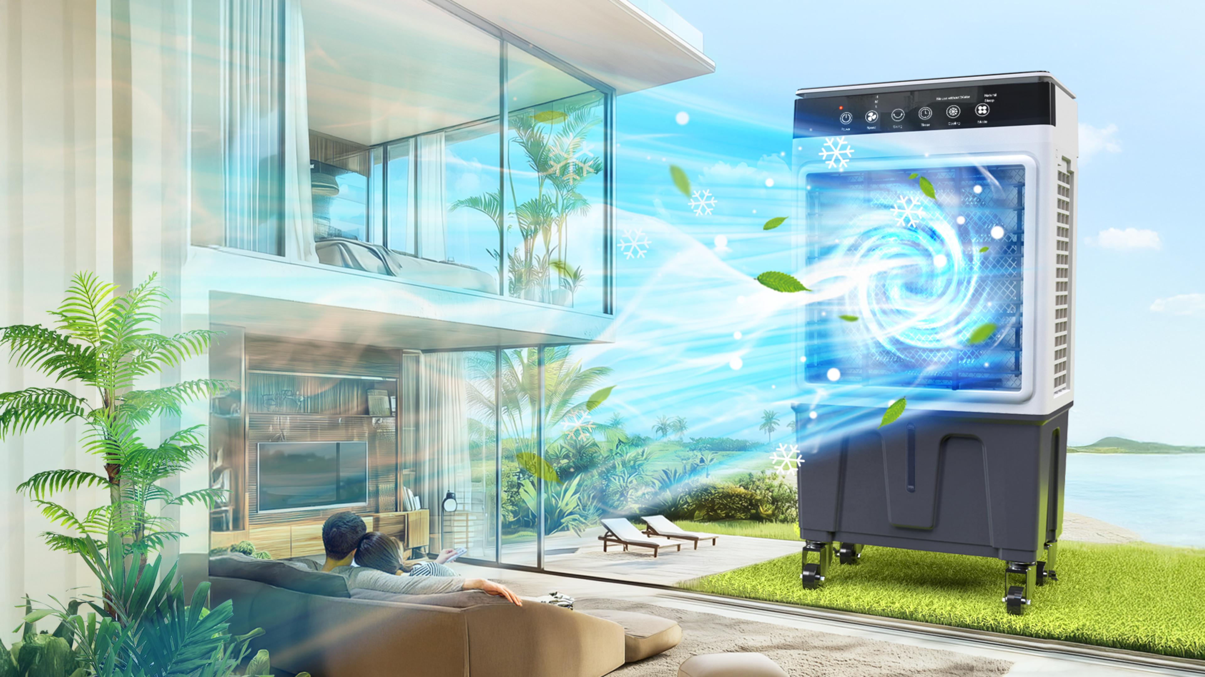 エアコン Summer  Amazon.com: Swamp Cooler Air Conditioner with Dry Burn