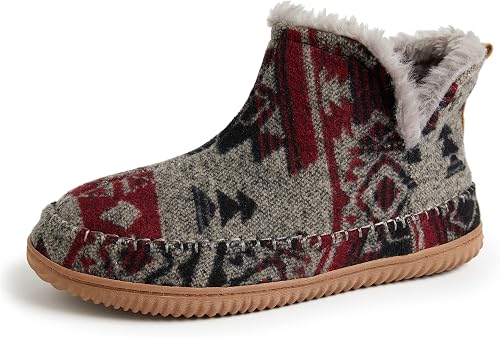 Dearfoams Alpine by Men's Brixen Indoor/Outdoor Memory Foam Boot Slipper, Pantuf