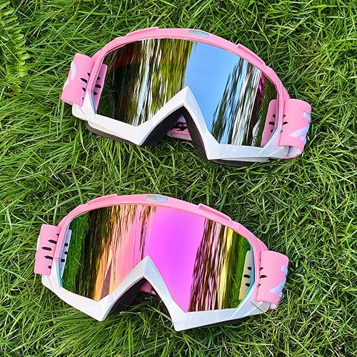 Miniatura 5 de Gafas de motocross para motocicleta, ATV, todoterreno, motocross, carreras, MX UTV, resistentes al viento, a prueba de polvo, resistentes a los