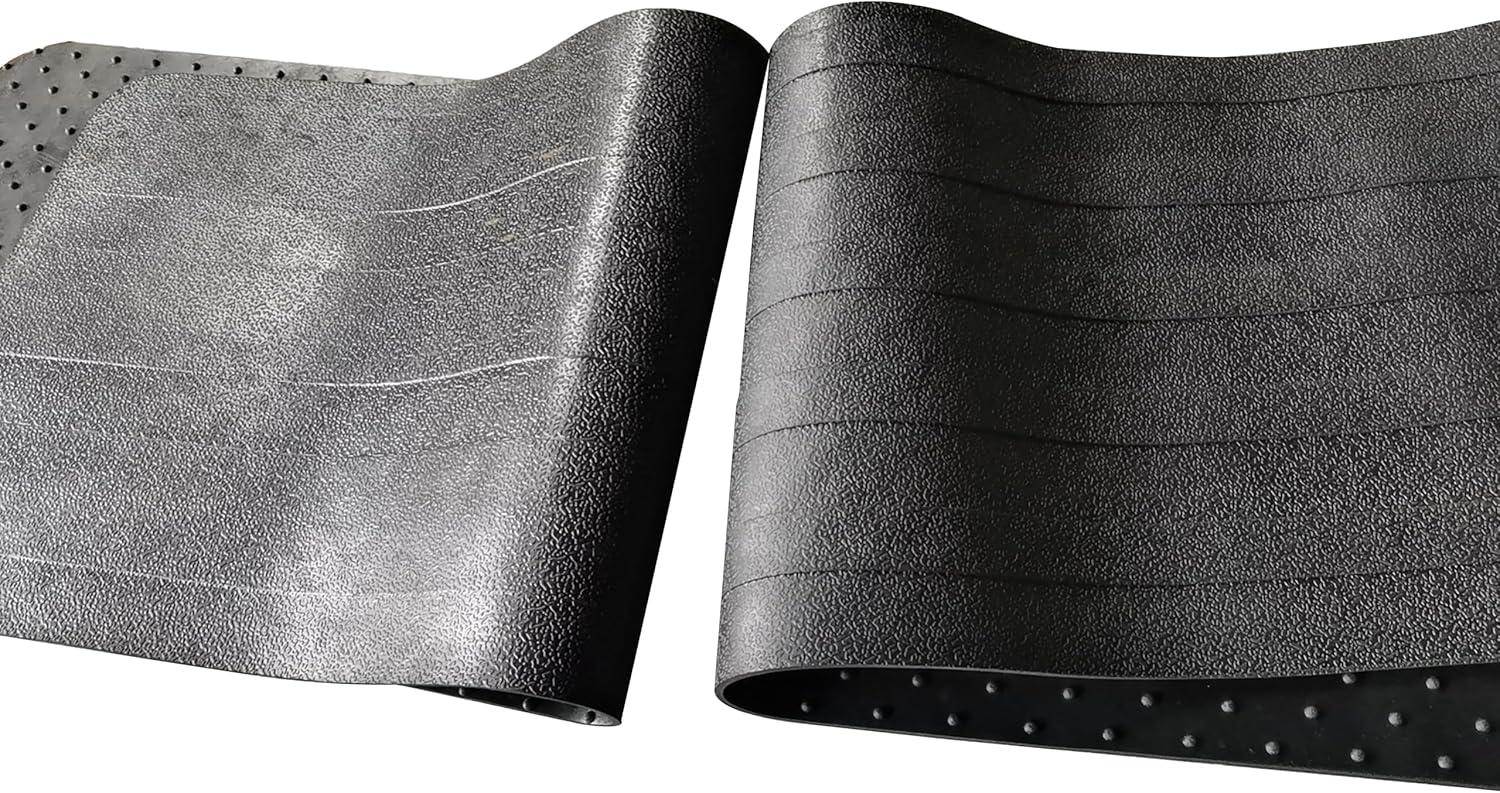 Black Horse TOTALINER 6mm Heavy Duty Rubber Anti-Skid Tail Gate Mat Rug Liner All Bed Size Compatible with 2015-2025 Ford F-150-TGMFO10A