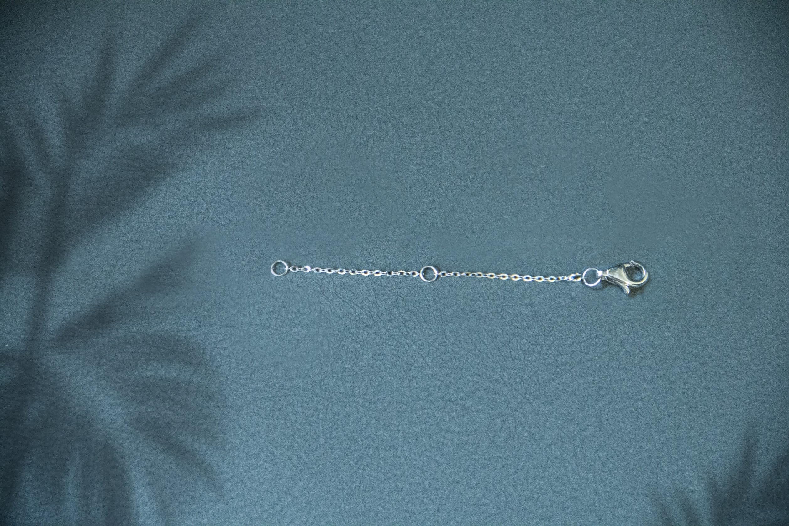 14 Karat Massivgoldkette, 5,1 cm, 7,6 cm, 10,2 cm, Verlängerungskette, zartes, langlebiges Gold, verstellbare Verlängerungskette für Halskette, Armband, Fußkettchen, Karabinerverschlüsse
