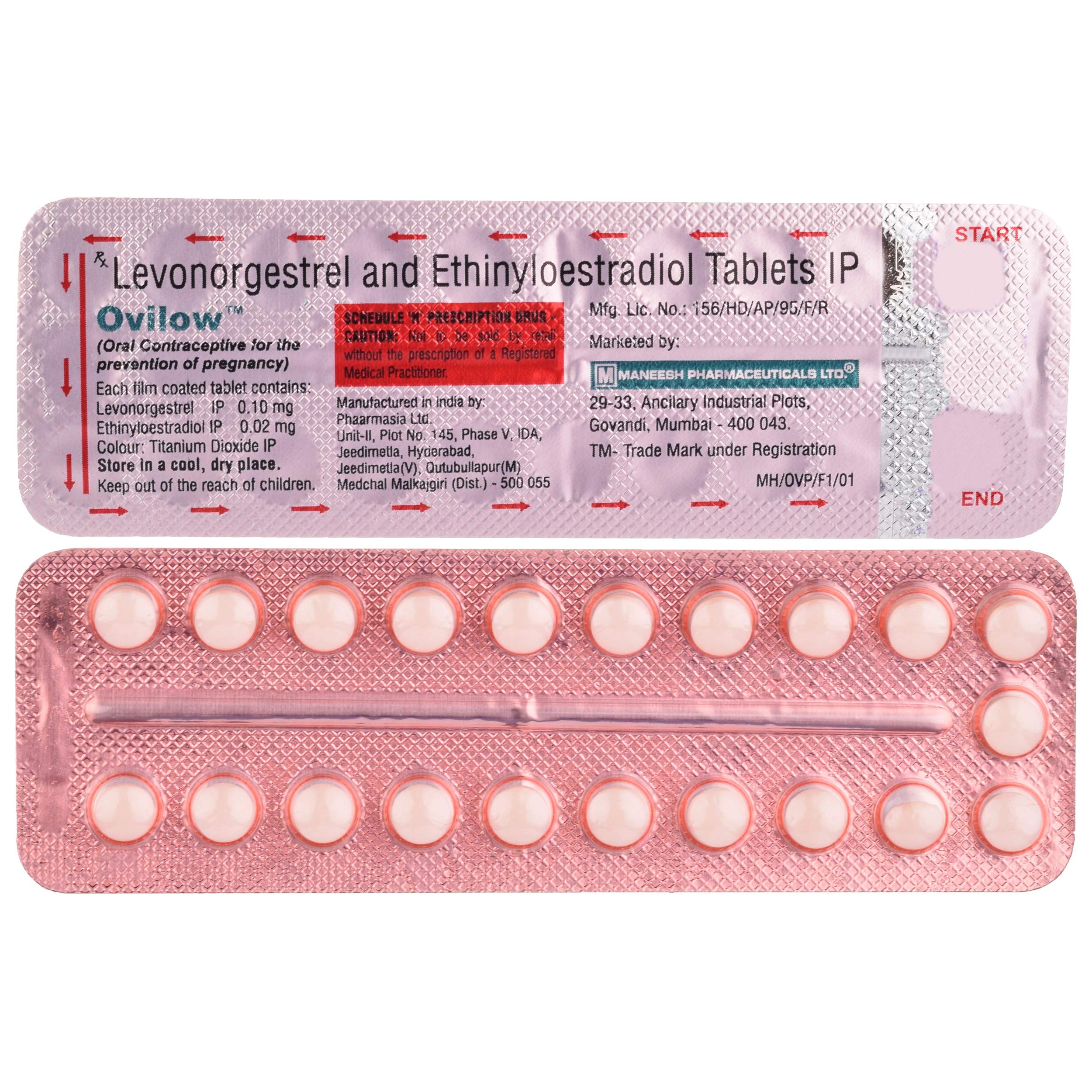 Ovilow - Strip of 21 Tablets